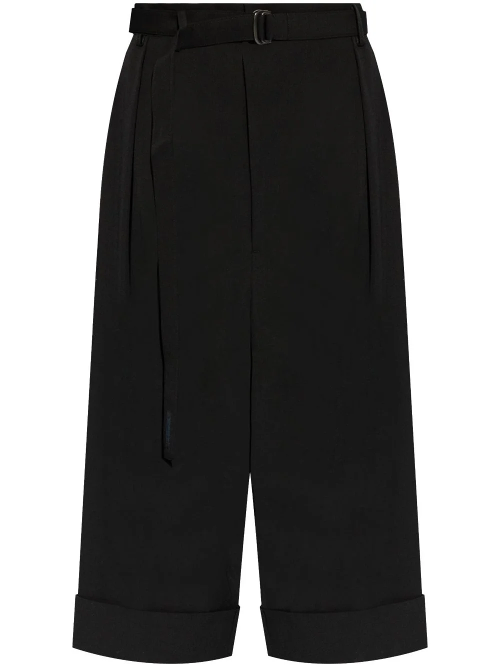 gabardine R-backside wide trousers - 1