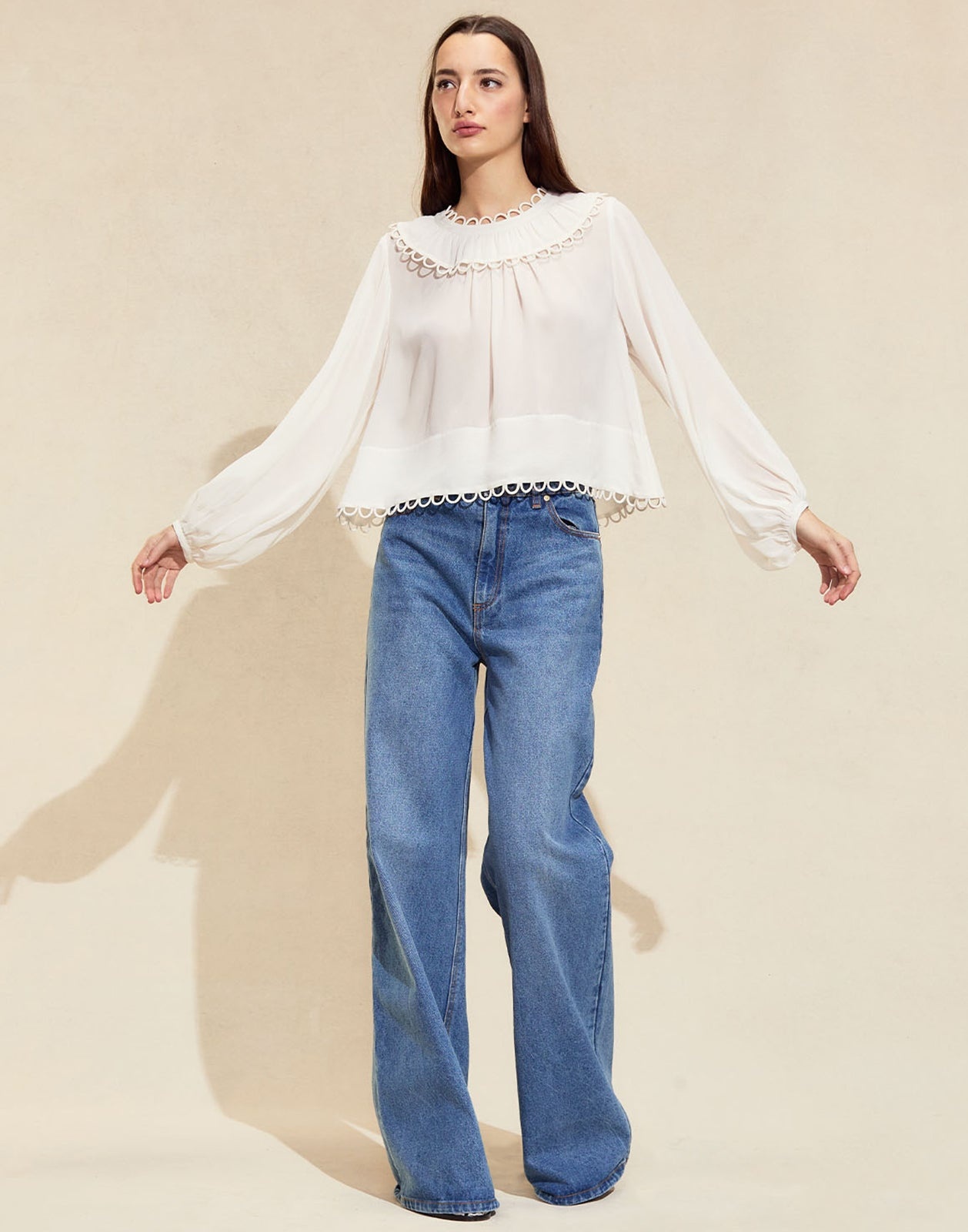 Annabelle Long Sleeve Blouse - 2