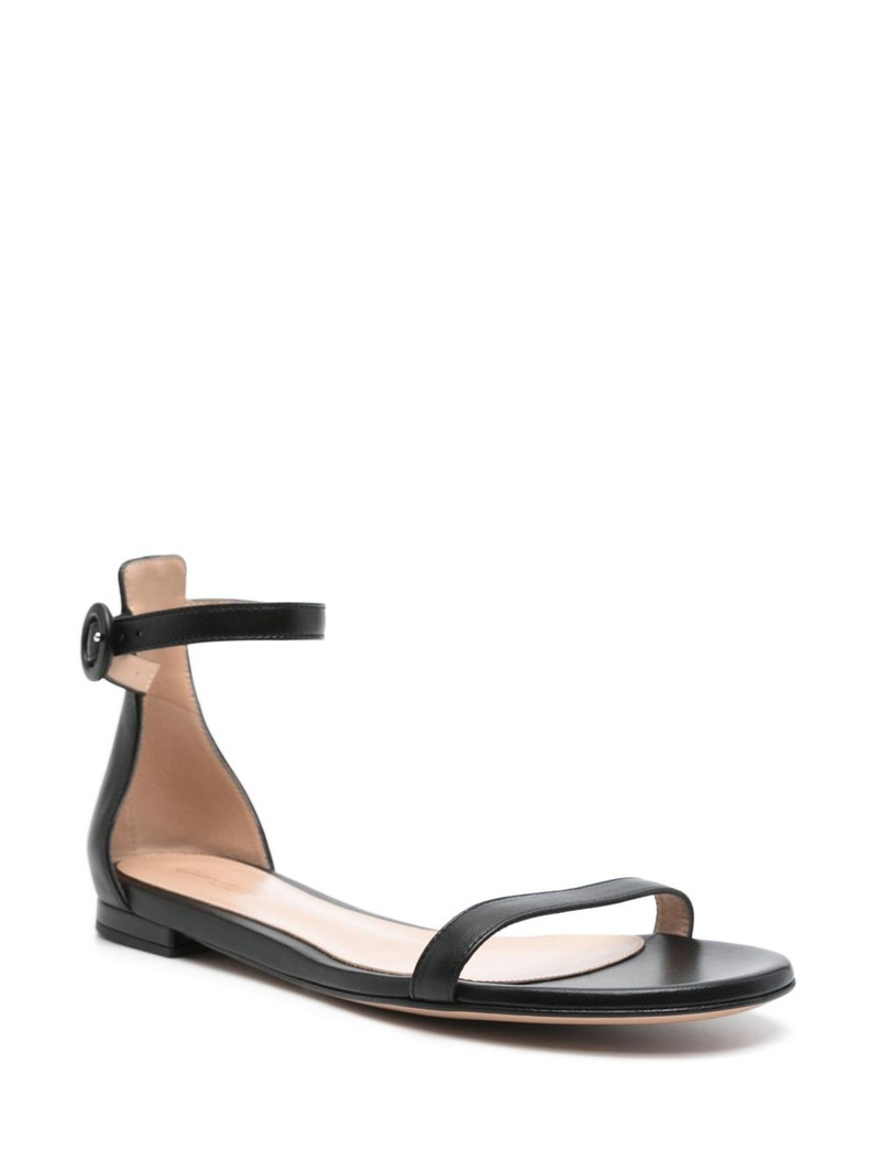 Gianvito Rossi leather flat sandals outlook