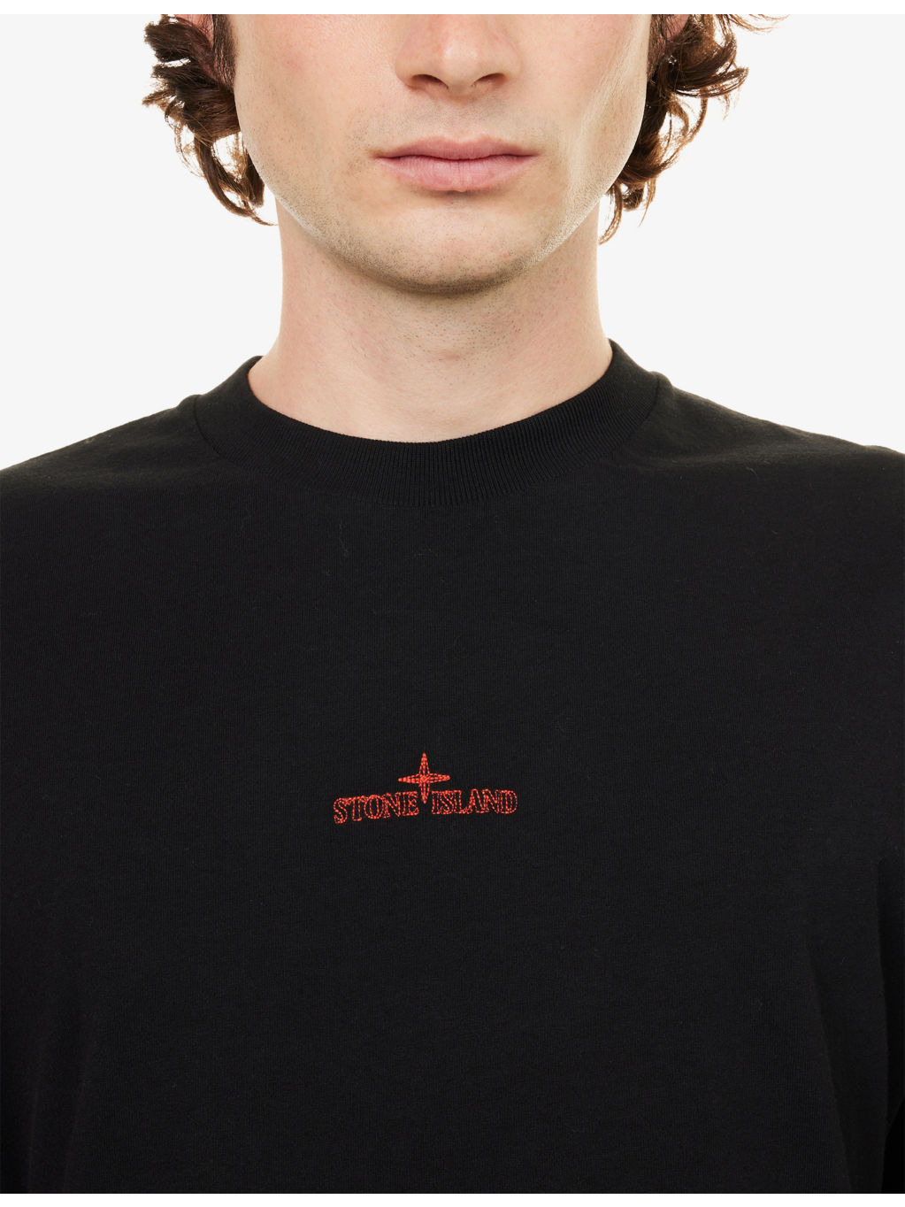 Embroidered-Print Short-Sleeve Cotton T-Shirt - 5