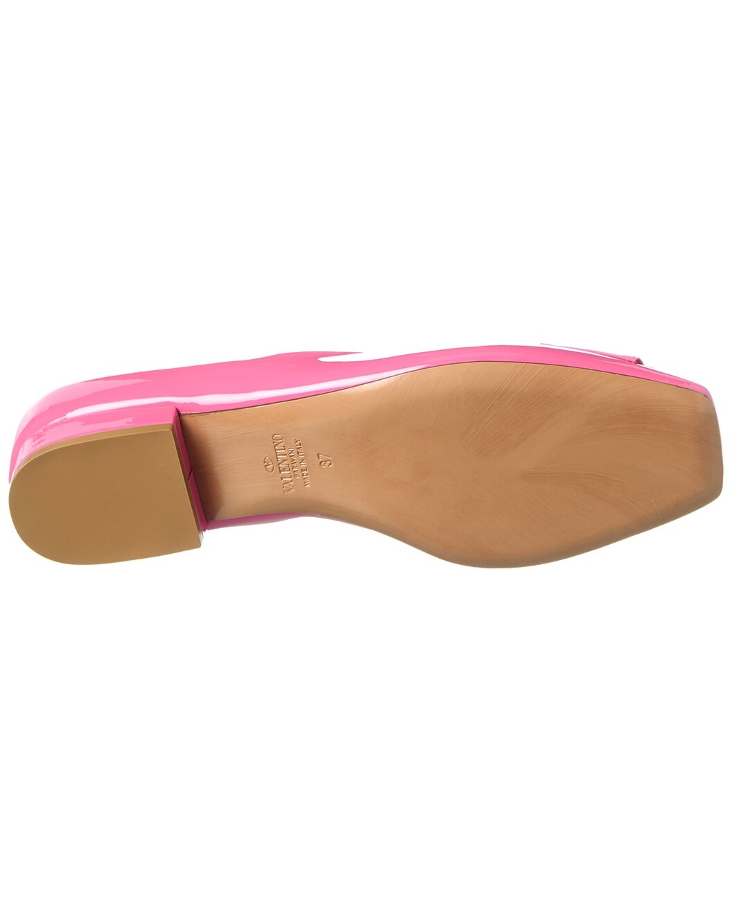 Valentino One Stud 20 Patent Flat - 4