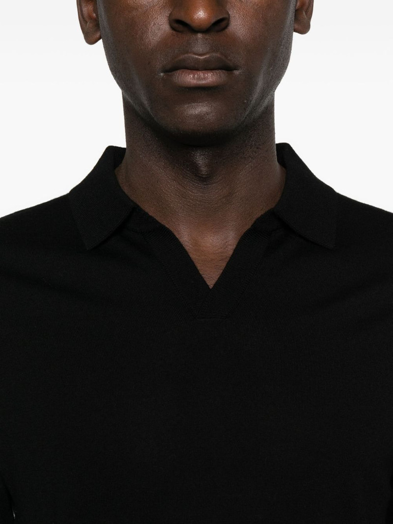 polo-neck long-sleeve sweater 5