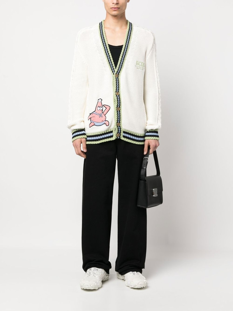 GCDS Spongebob long sleeve cardigan outlook
