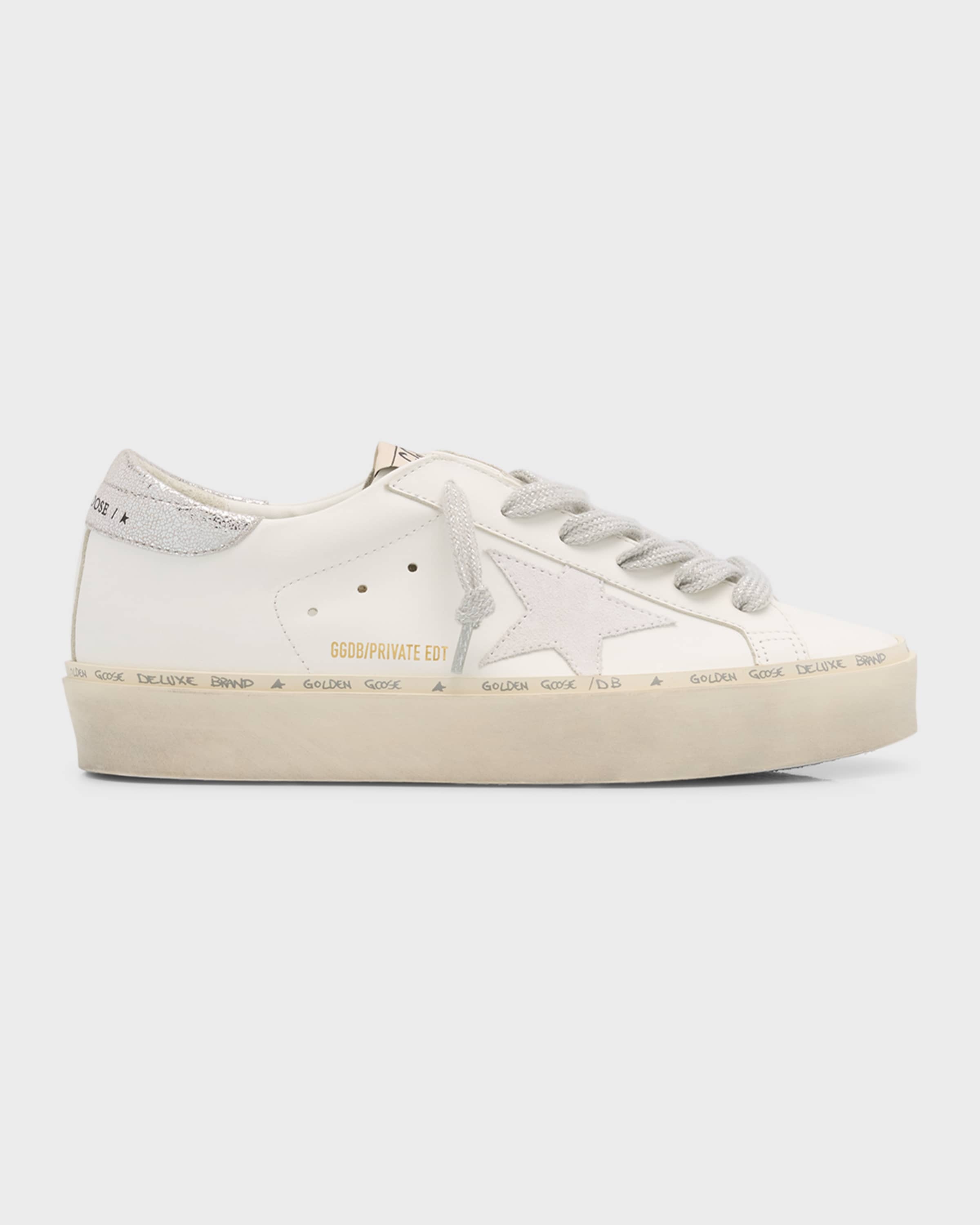 Hi Star Mixed Leather Low-Top Sneakers - 1