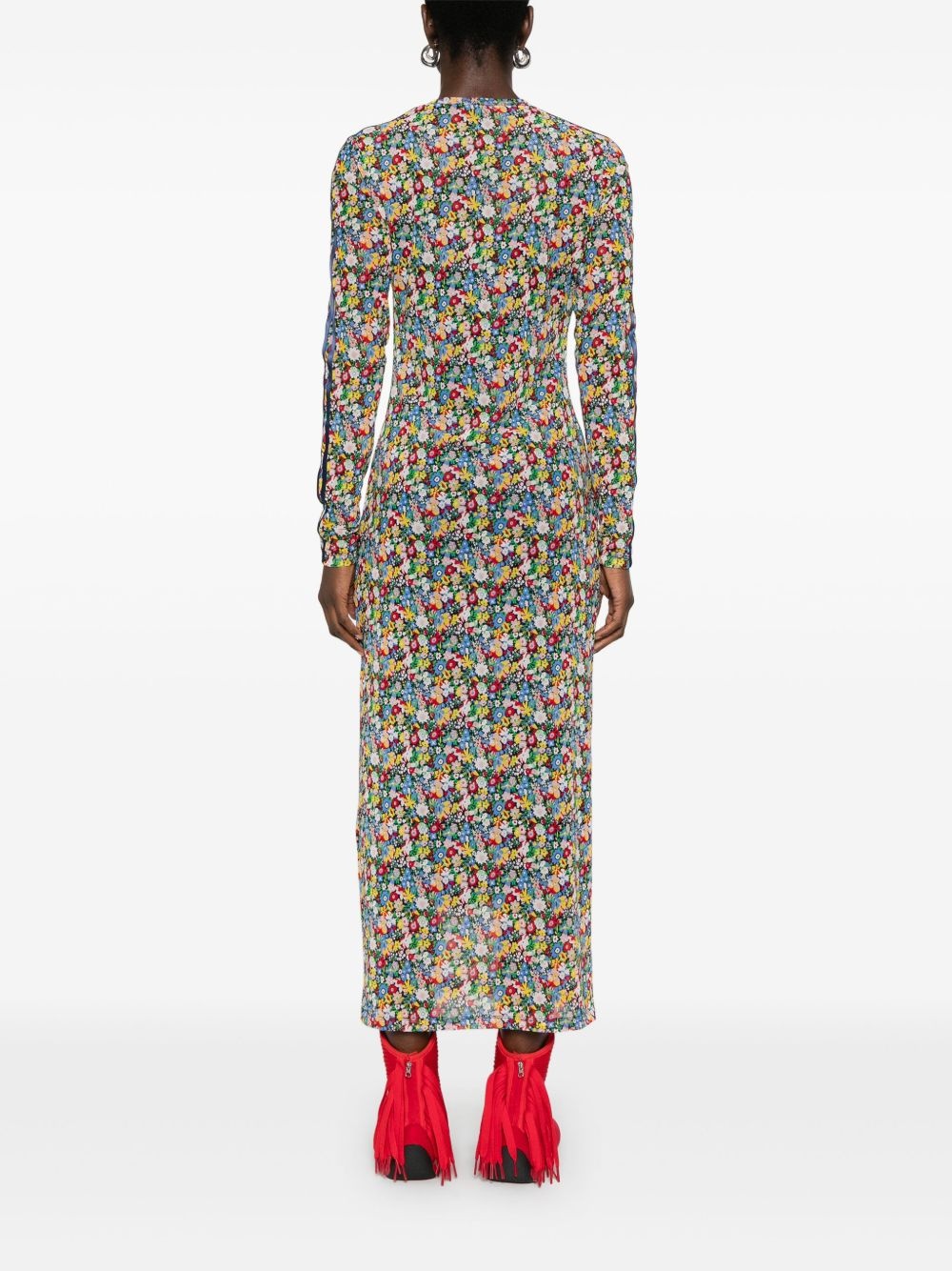 x Liberty London mesh midi dress - 4