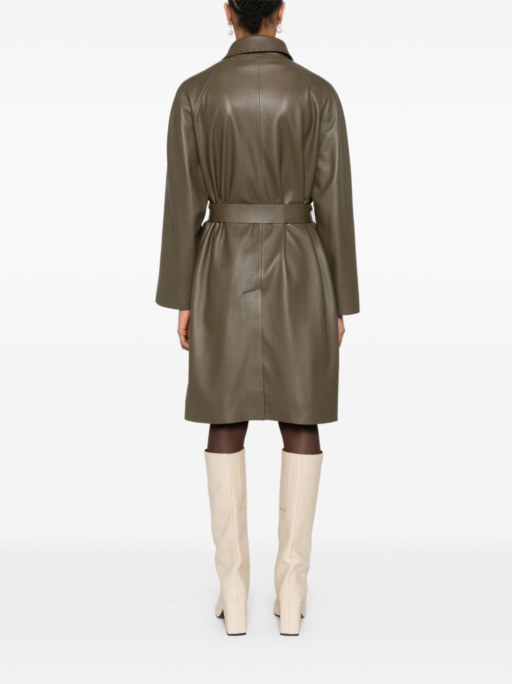 leather coat - 4