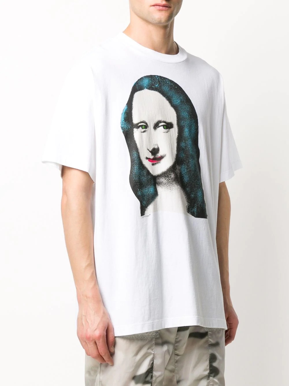 Mona Lisa-print oversized T-shirt - 3