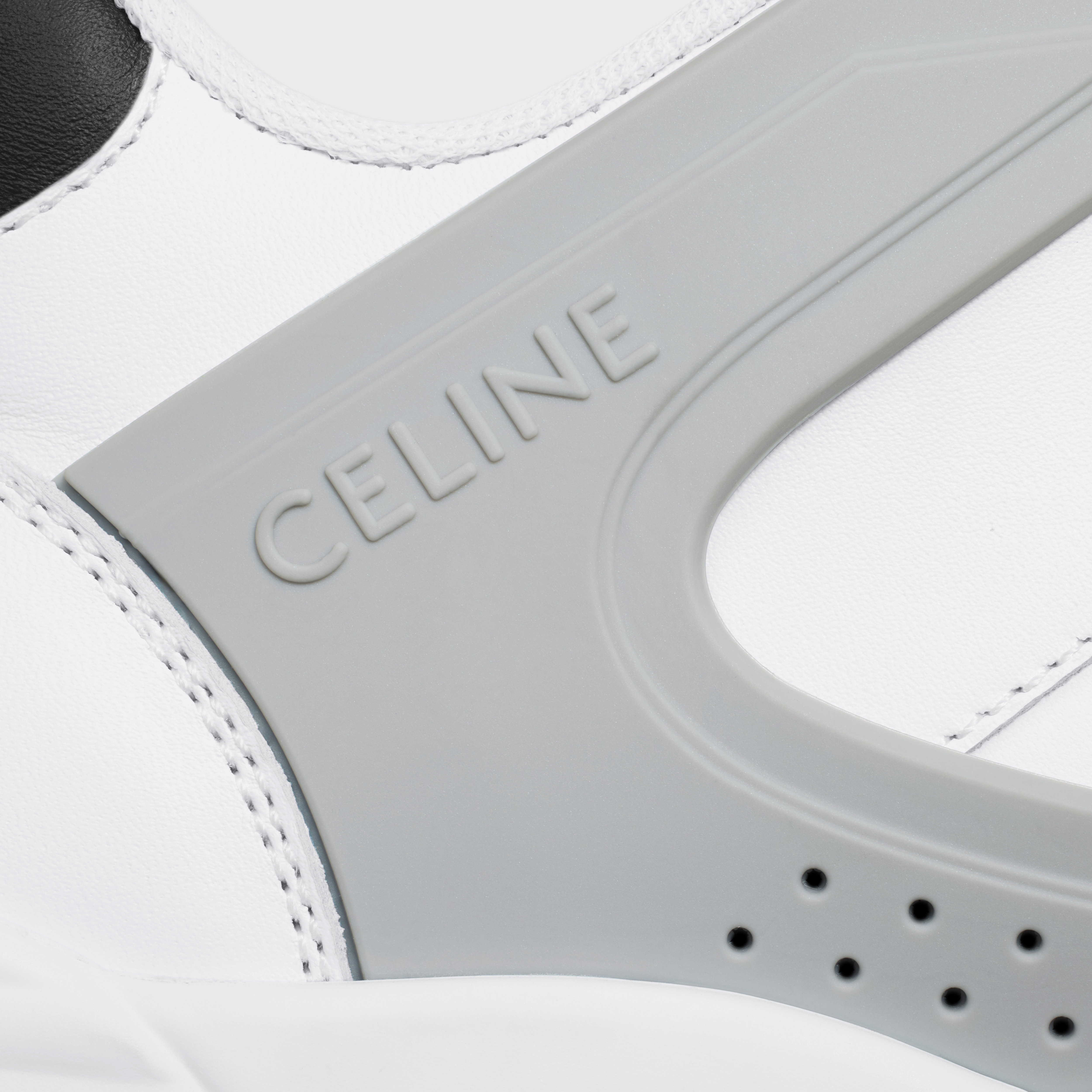 CELINE CELINE TRAINER CT-07 LOW LACE-UP SNEAKER in CALFSKIN
