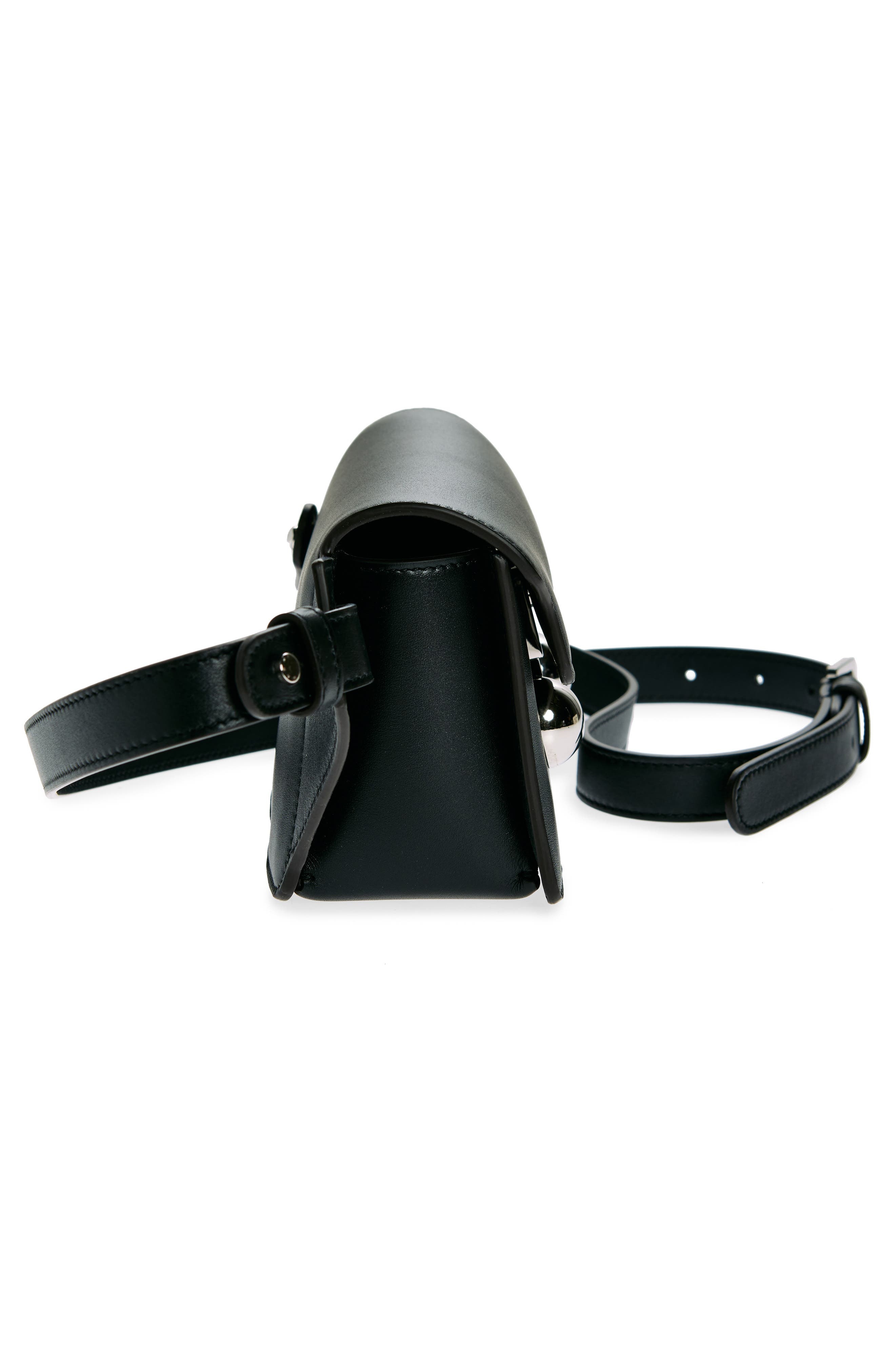 Marni Trunkaroo Leather Crossbody Bag in 00N99 Black at Nordstrom - 5