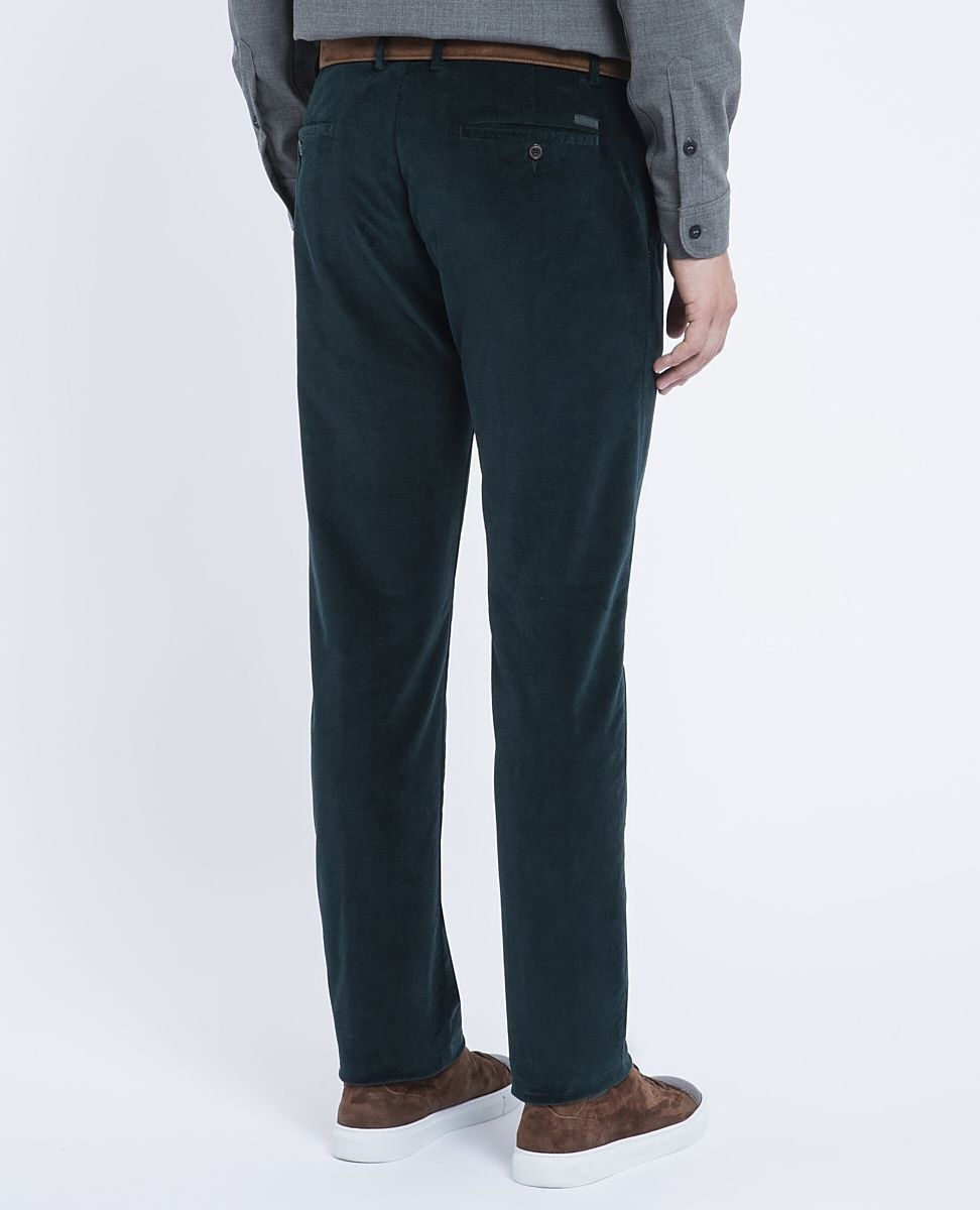 Stretch cotton trousers - 4