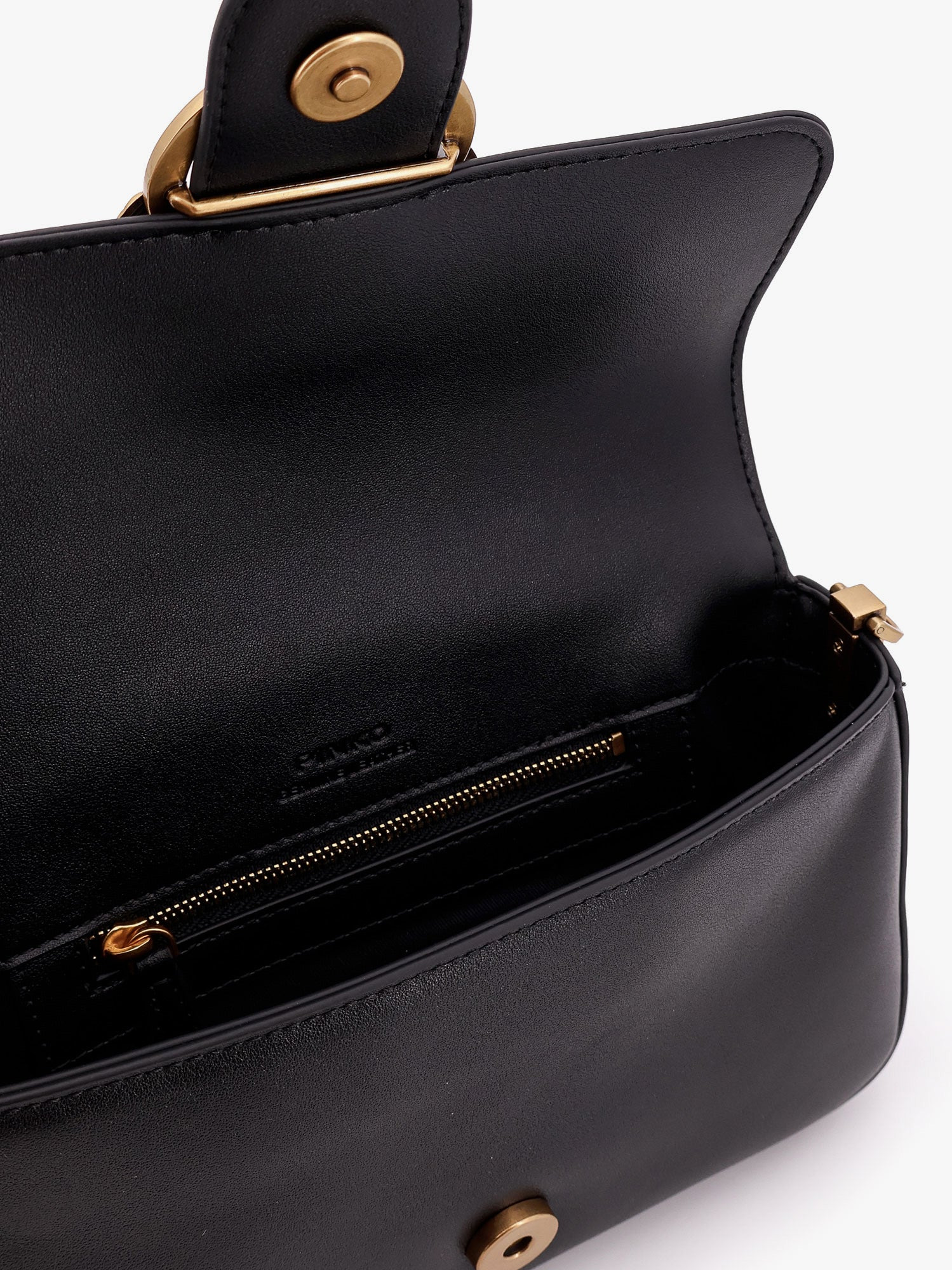 Pinko Love One Mini Leather Shoulder Bag - 4