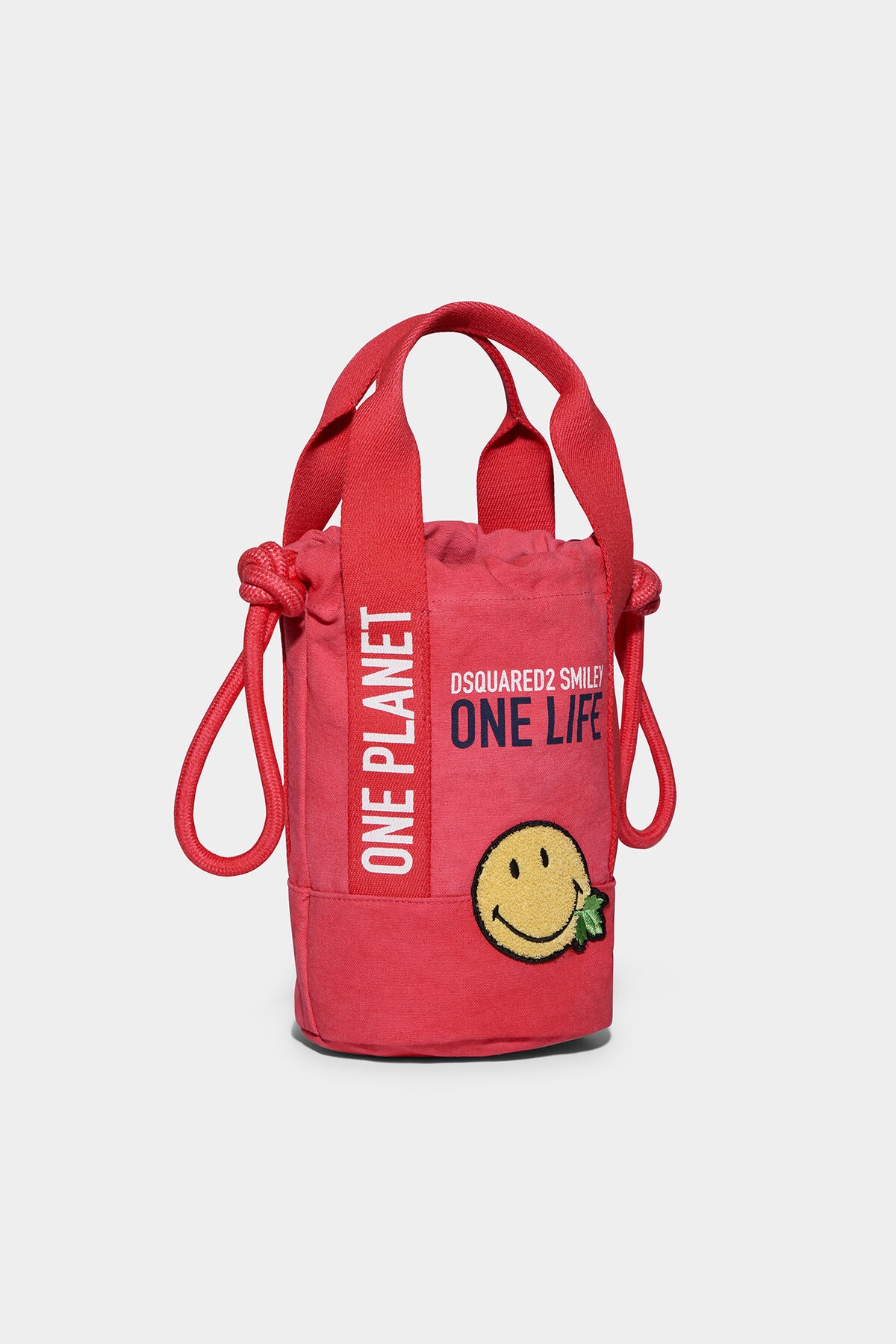 SMILEY ORGANIC COTTON BUCKET BAG - 3