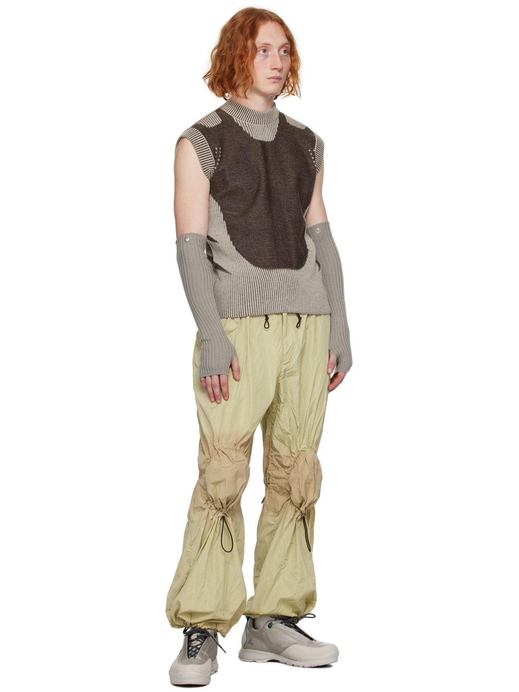 Green Adjustable Knee Trousers - 4
