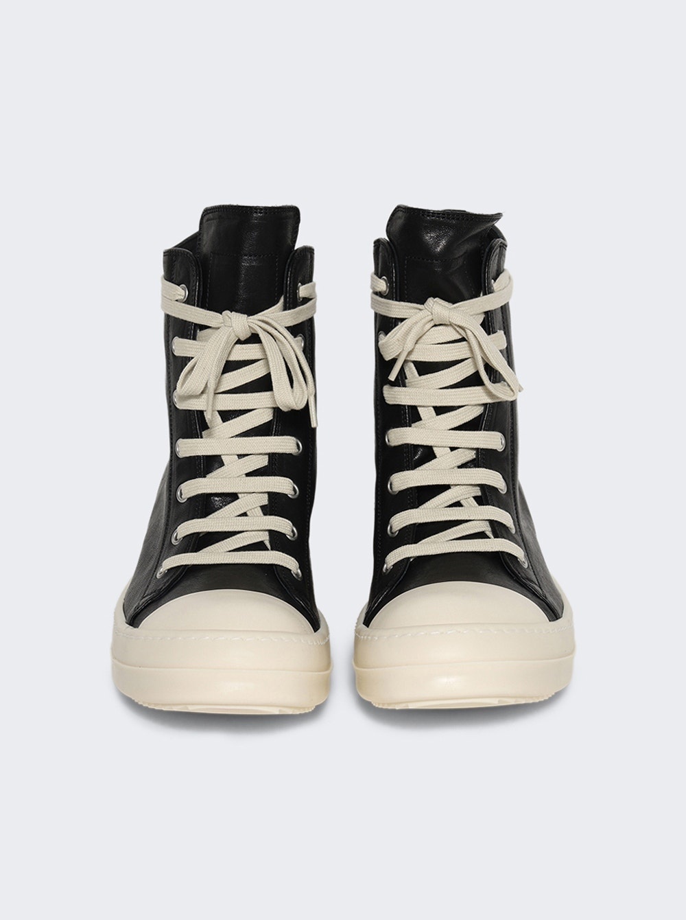 Hollywood High Top Sneakers Black And Milk - 5