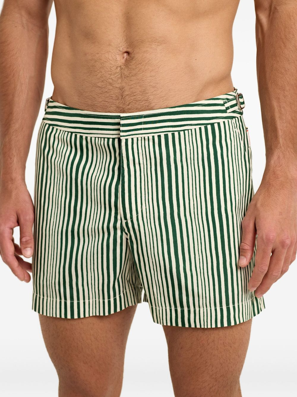 striped swim shorts - 6