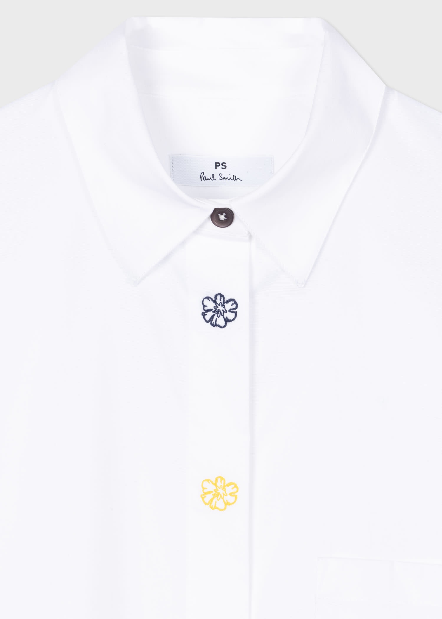 White Poplin Cotton Shirt - 2