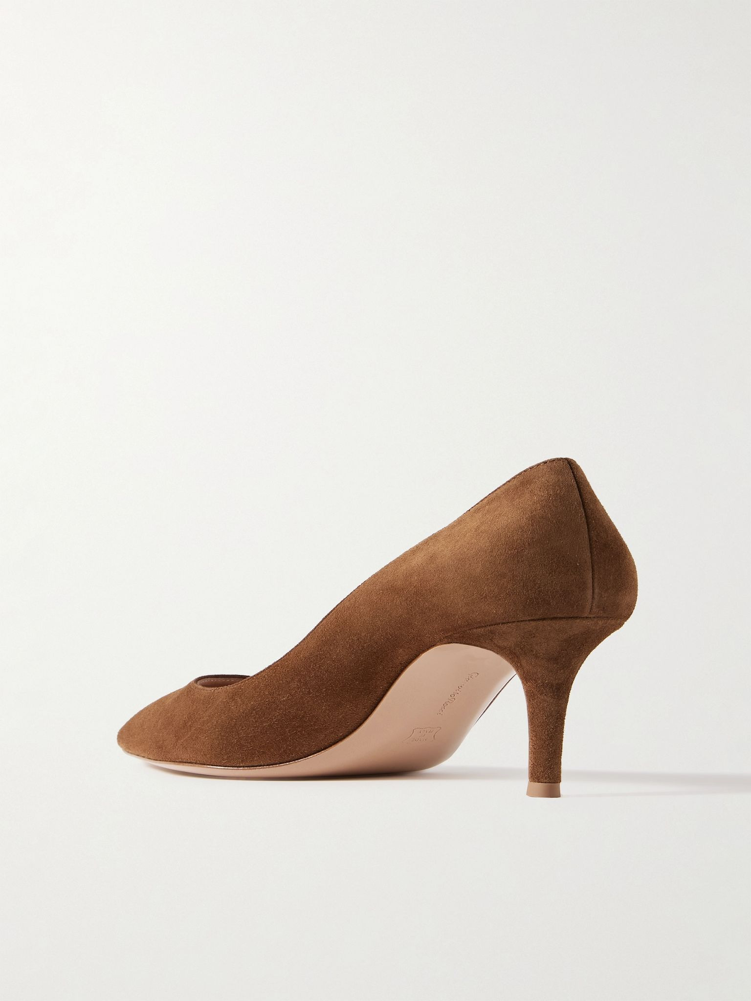 Gianvito 70 suede pumps Tan - 3