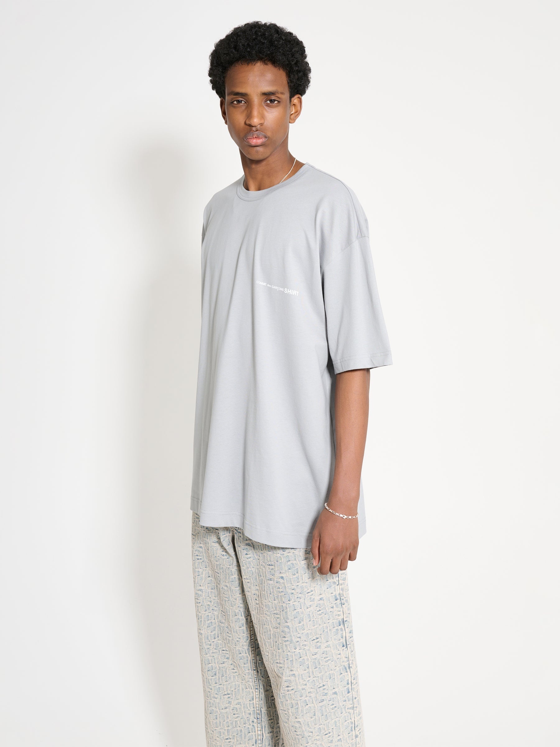 COMME DES GARÇONS SHIRT T-SHIRT GREY - 2