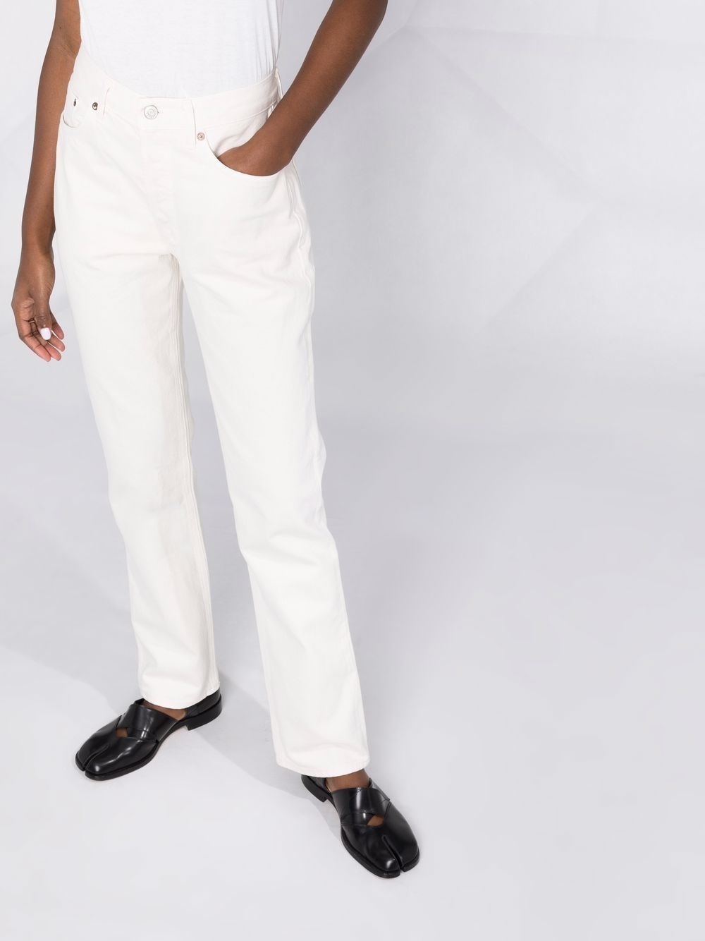 straight-leg denim jeans - 5