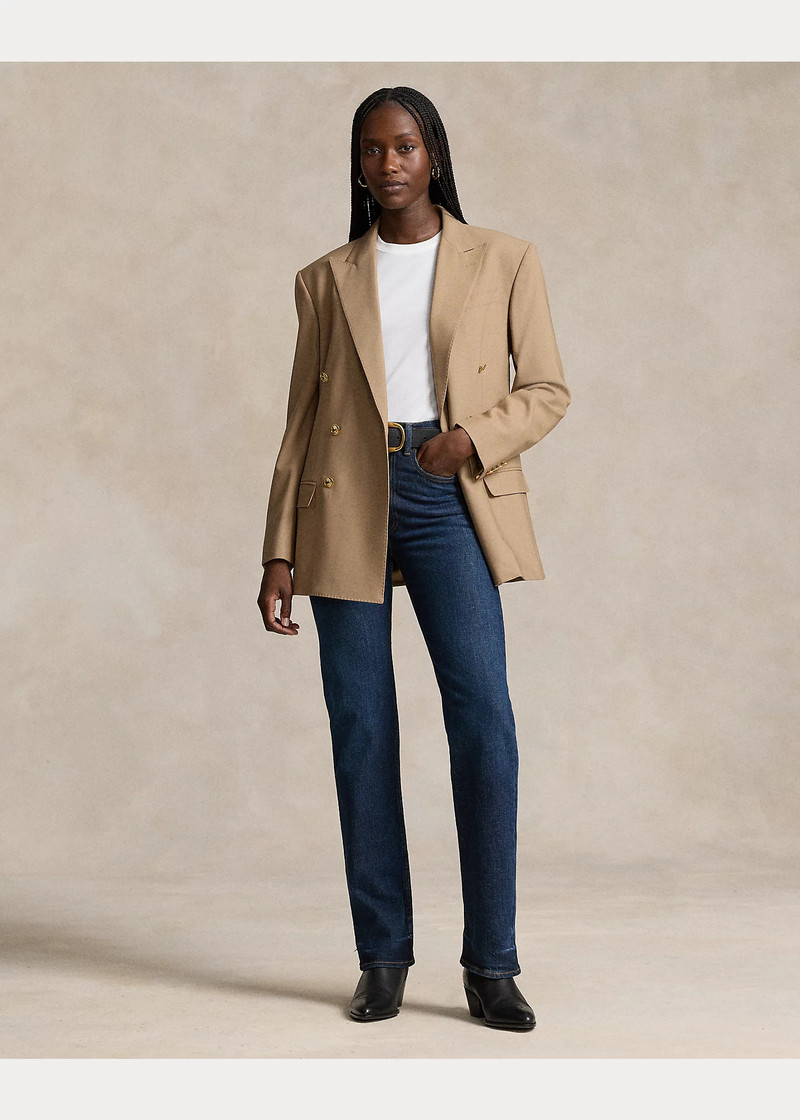 Double-Breasted Wool-Blend Blazer 3