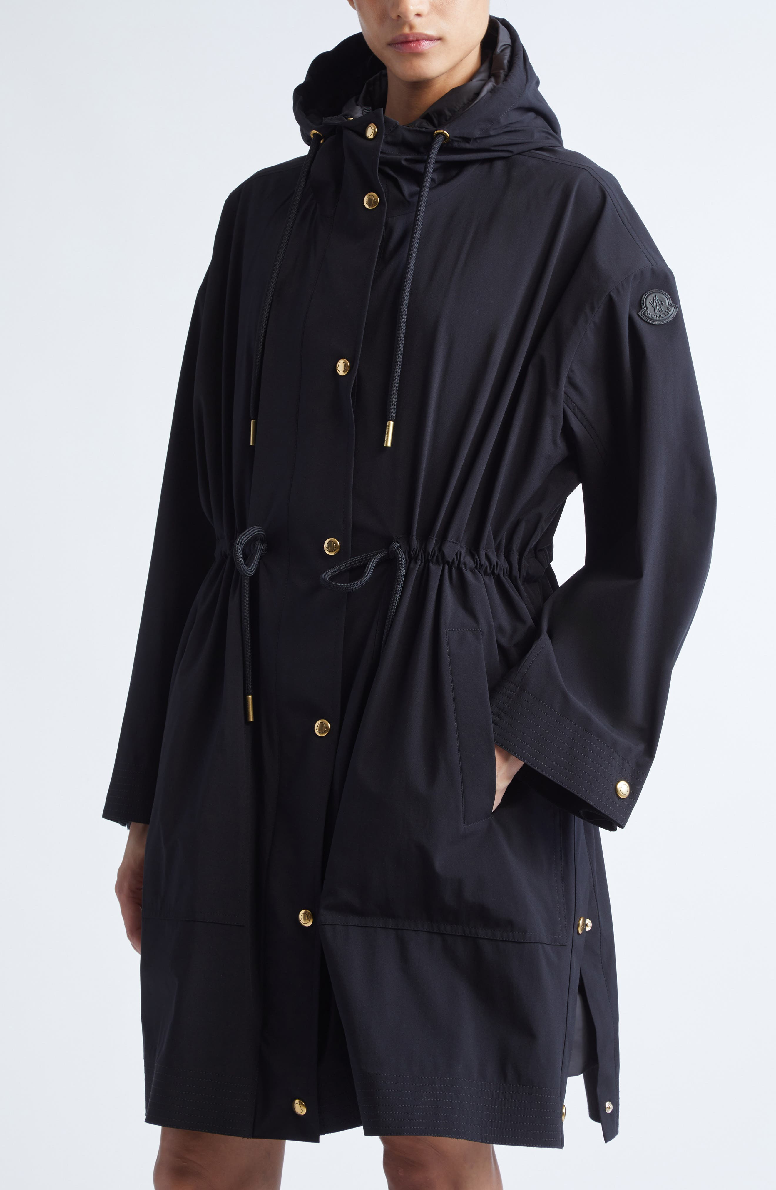 Moncler Sainbel 2-in-1 Down Long Parka in Black at Nordstrom - 6