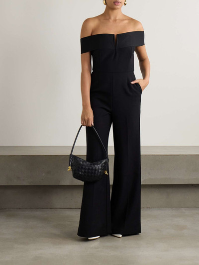 ROLAND MOURET Off-the-shoulder crepe jumpsuit outlook