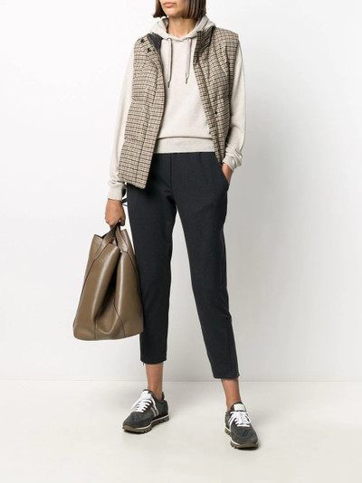 Brunello Cucinelli cashmere long-sleeve hoodie outlook