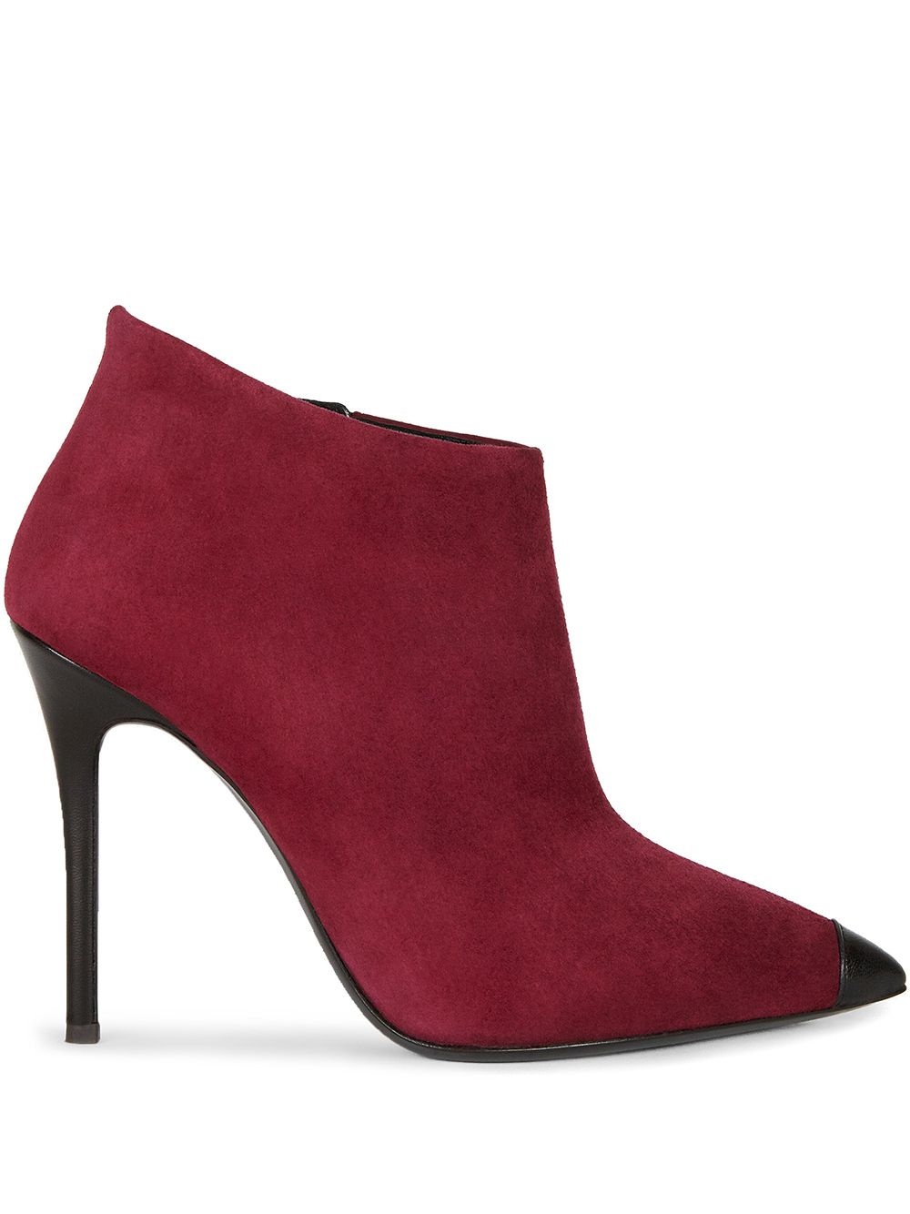 pointed leather ankle boots - 1