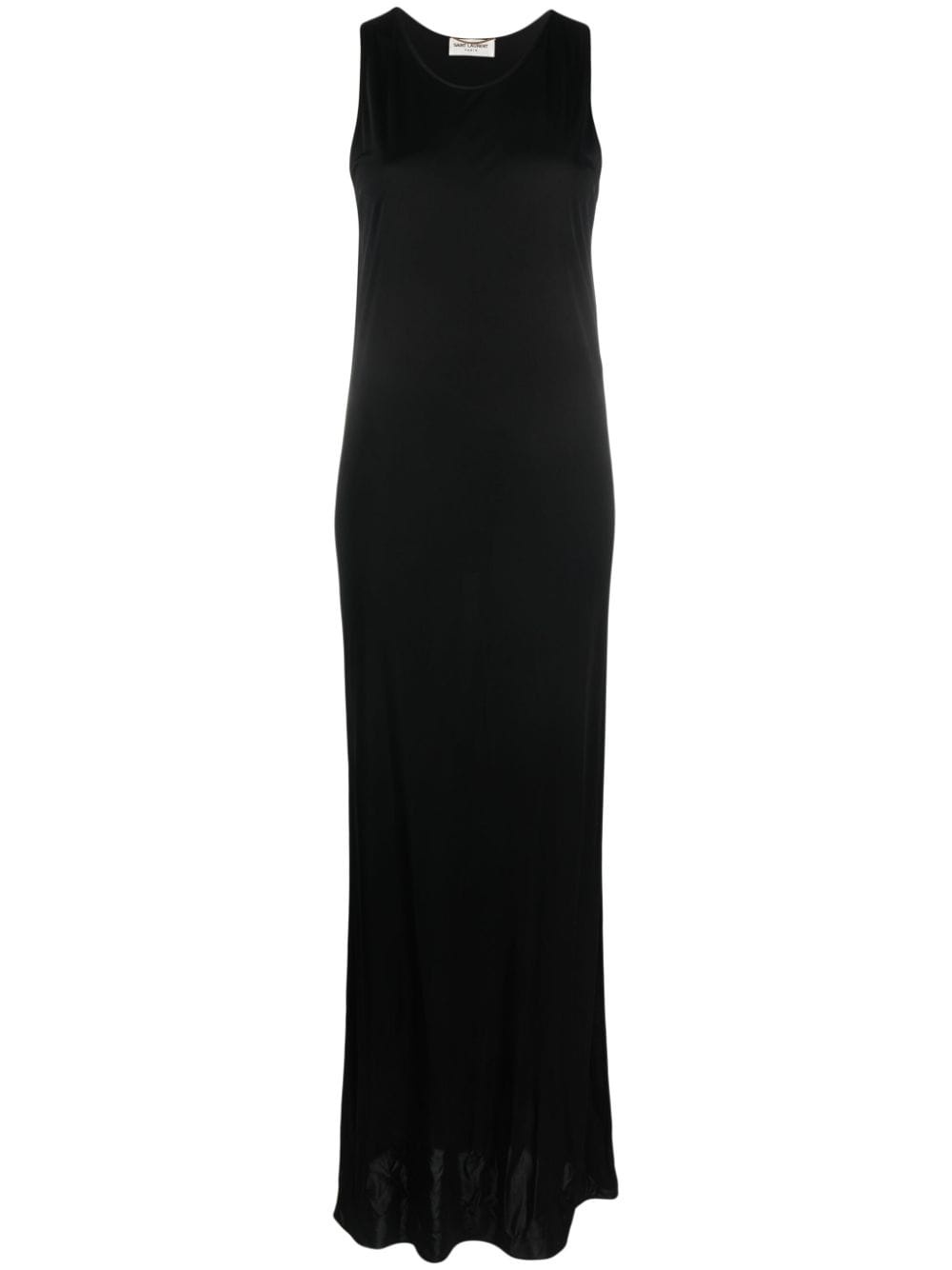 sleeveless high-shine jersey dress - 1