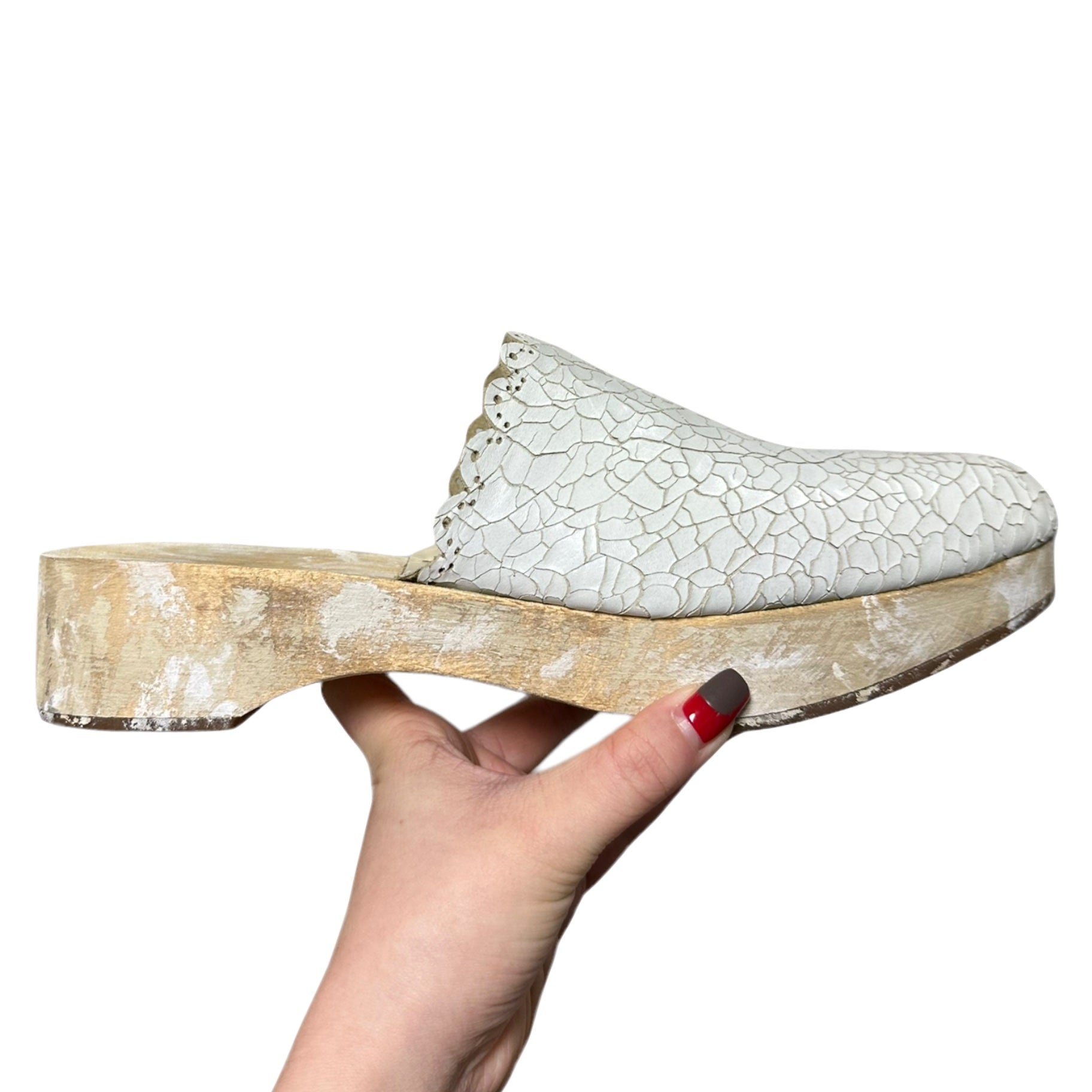 UNDERCOVER Spring Summer 2005 "But Beautiful Ⅱ" Wooden Sole Sandals - 4
