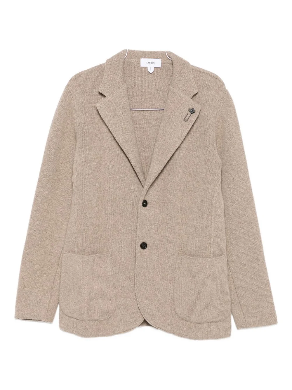 patch-pockets buttoned blazer - 1