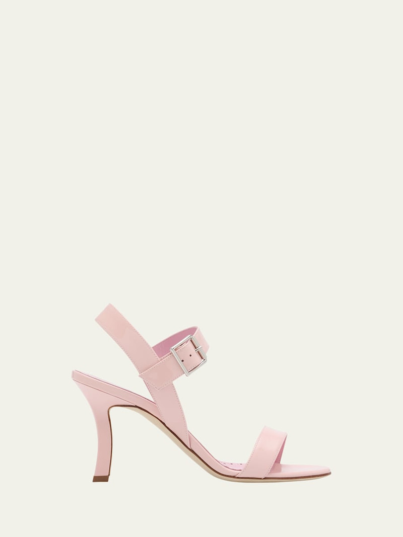 90mm Sakapla Patent Leather Sandals 1
