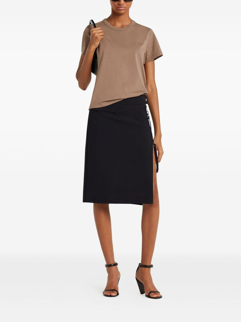courrèges cotton jersey t-shirt outlook