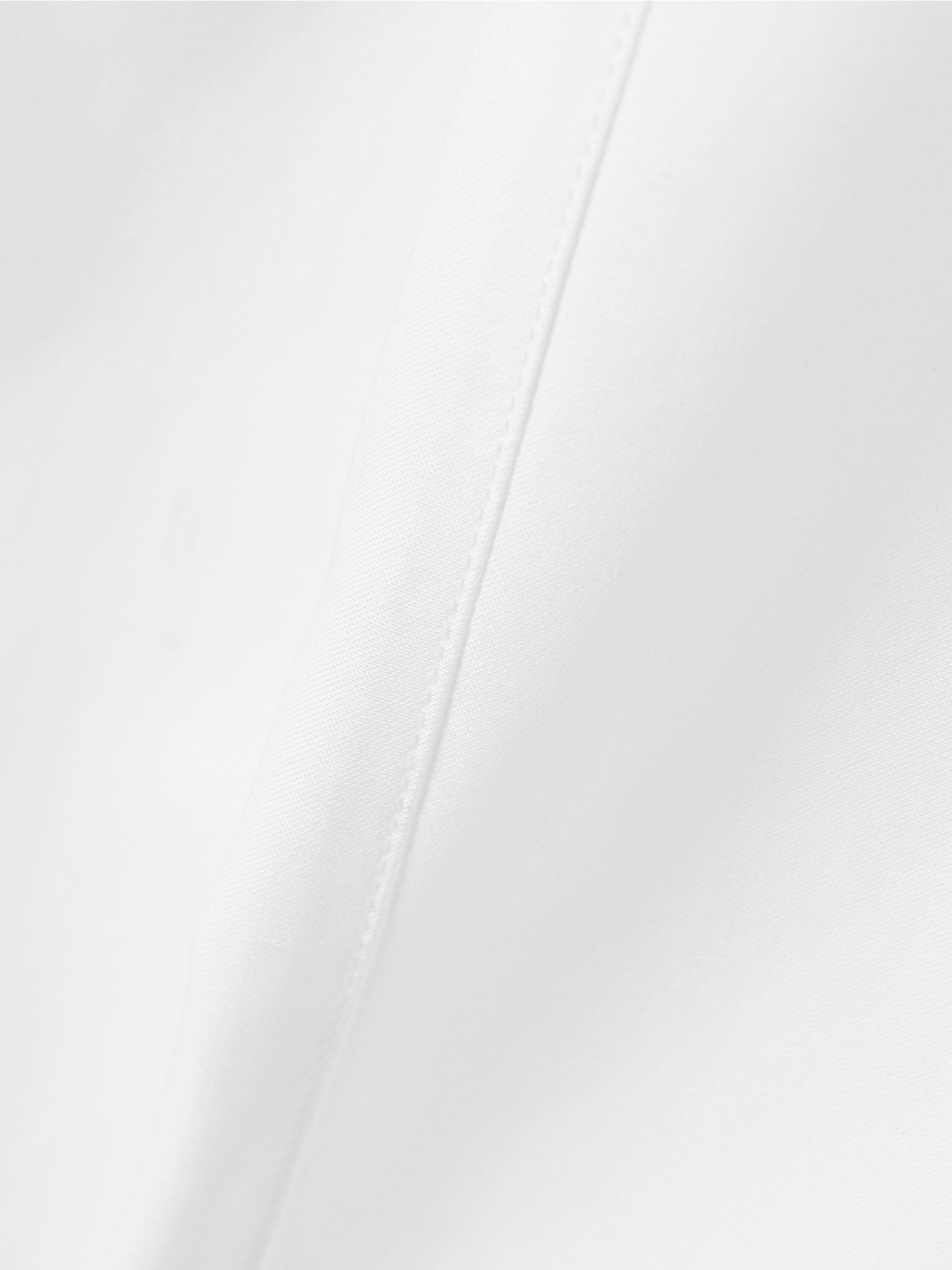 Clover cotton-poplin barrel-leg pants White - 5