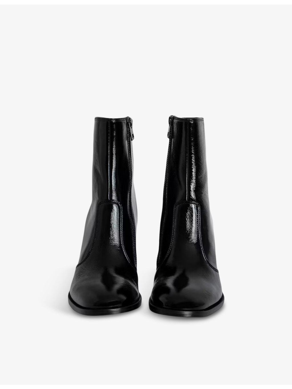 Preiser wing-embellished heeled leather ankle boots - 2