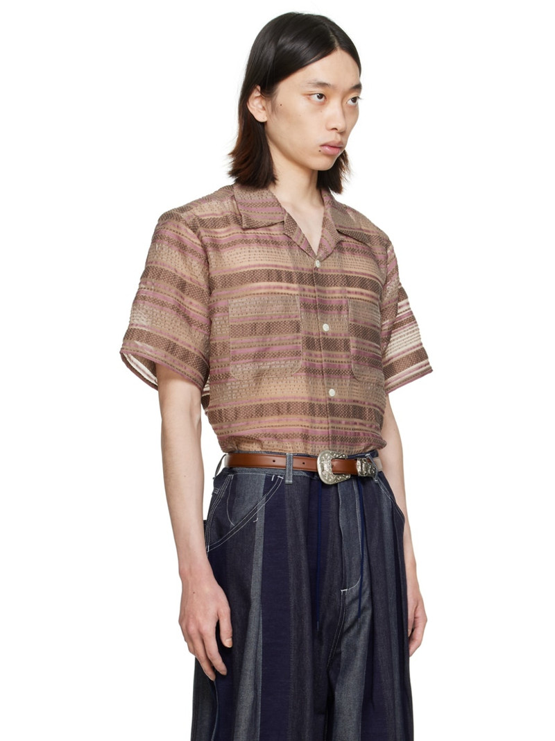 Beige & Pink One-Up Shirt 2