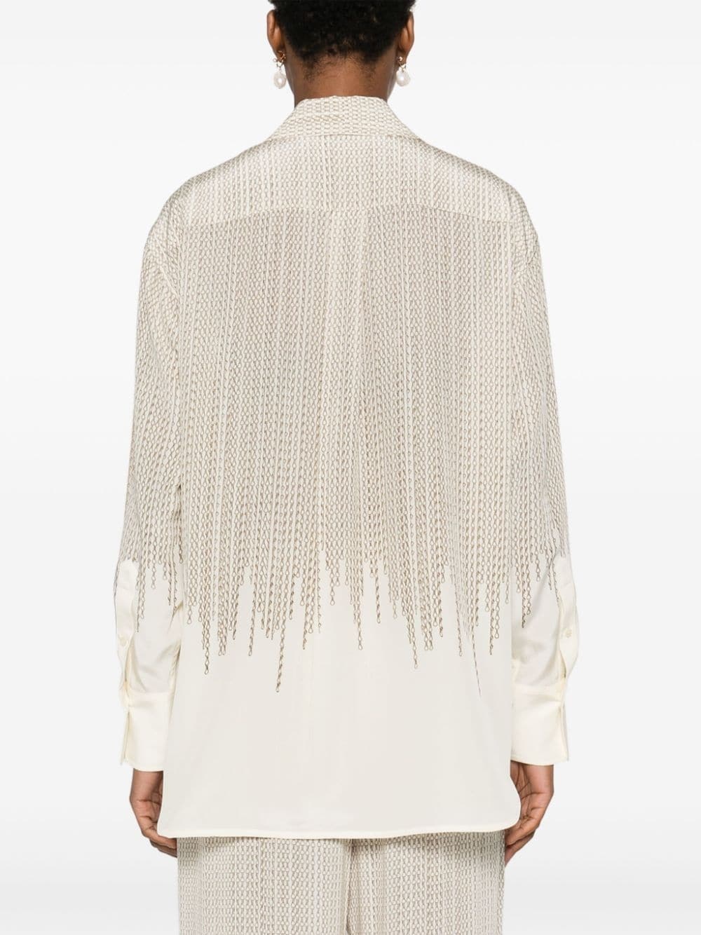 geometric-pattern shirt - 4