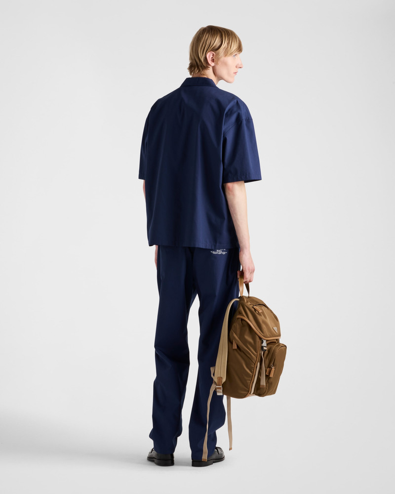 Short-sleeved technical cotton shirt 5