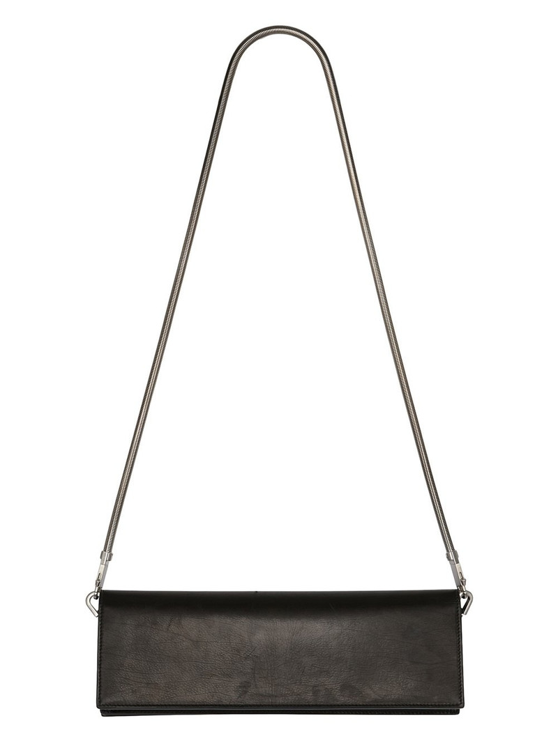 Black Hollywood Griffin Baguette Bag 4