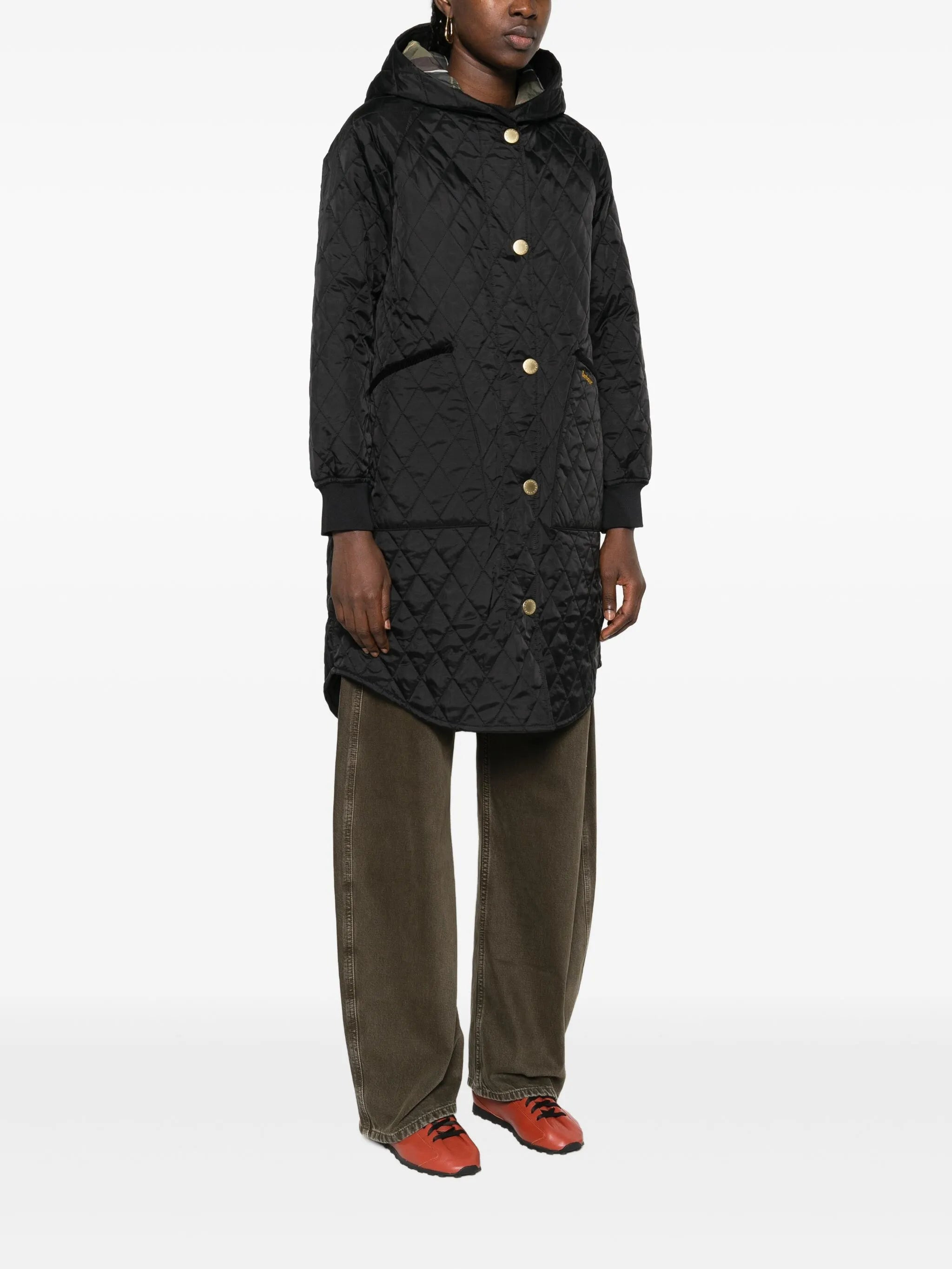 Barbour Quilted Hooded Jacket - 5