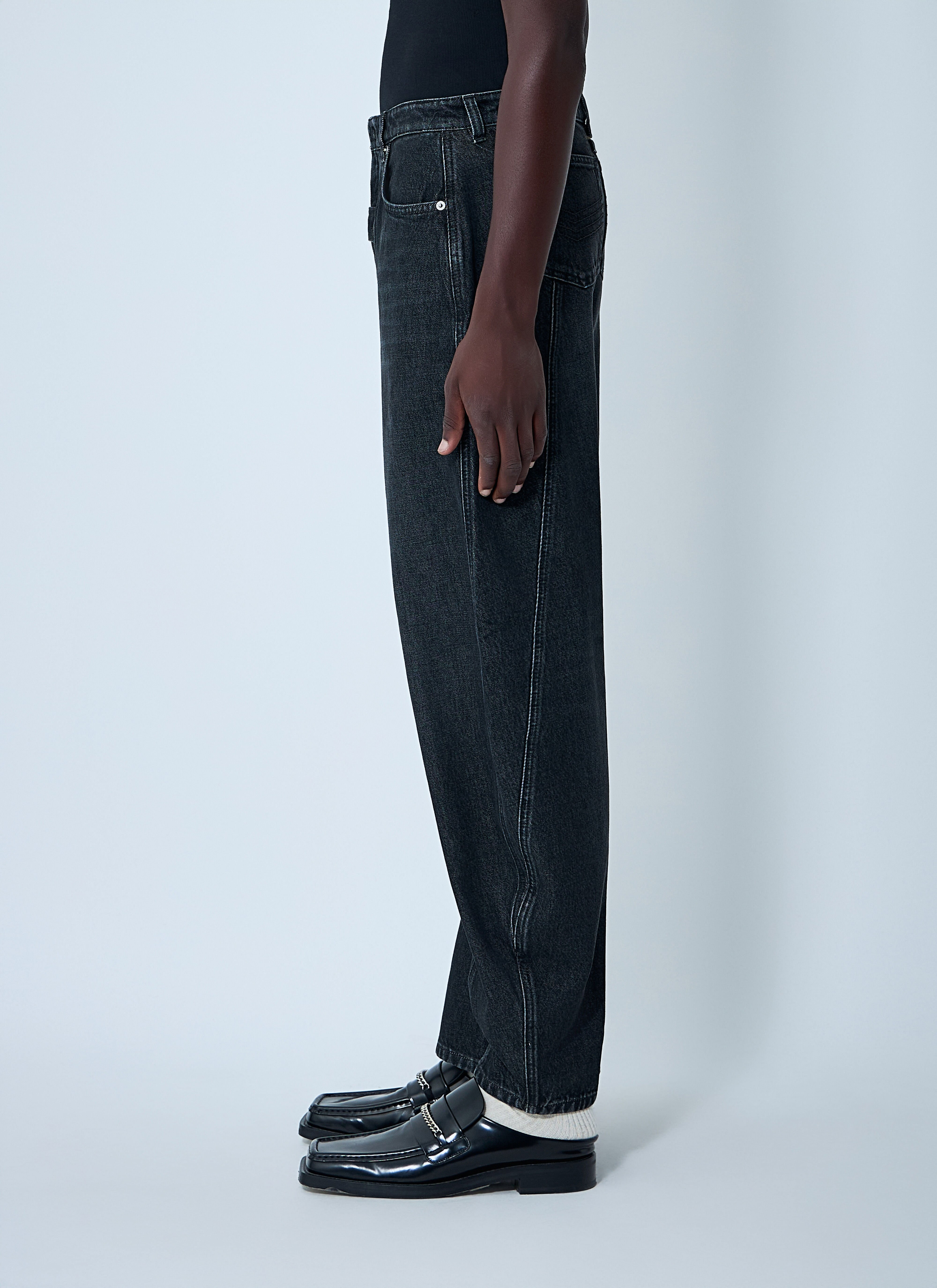Jeans With Strap Detail - 3