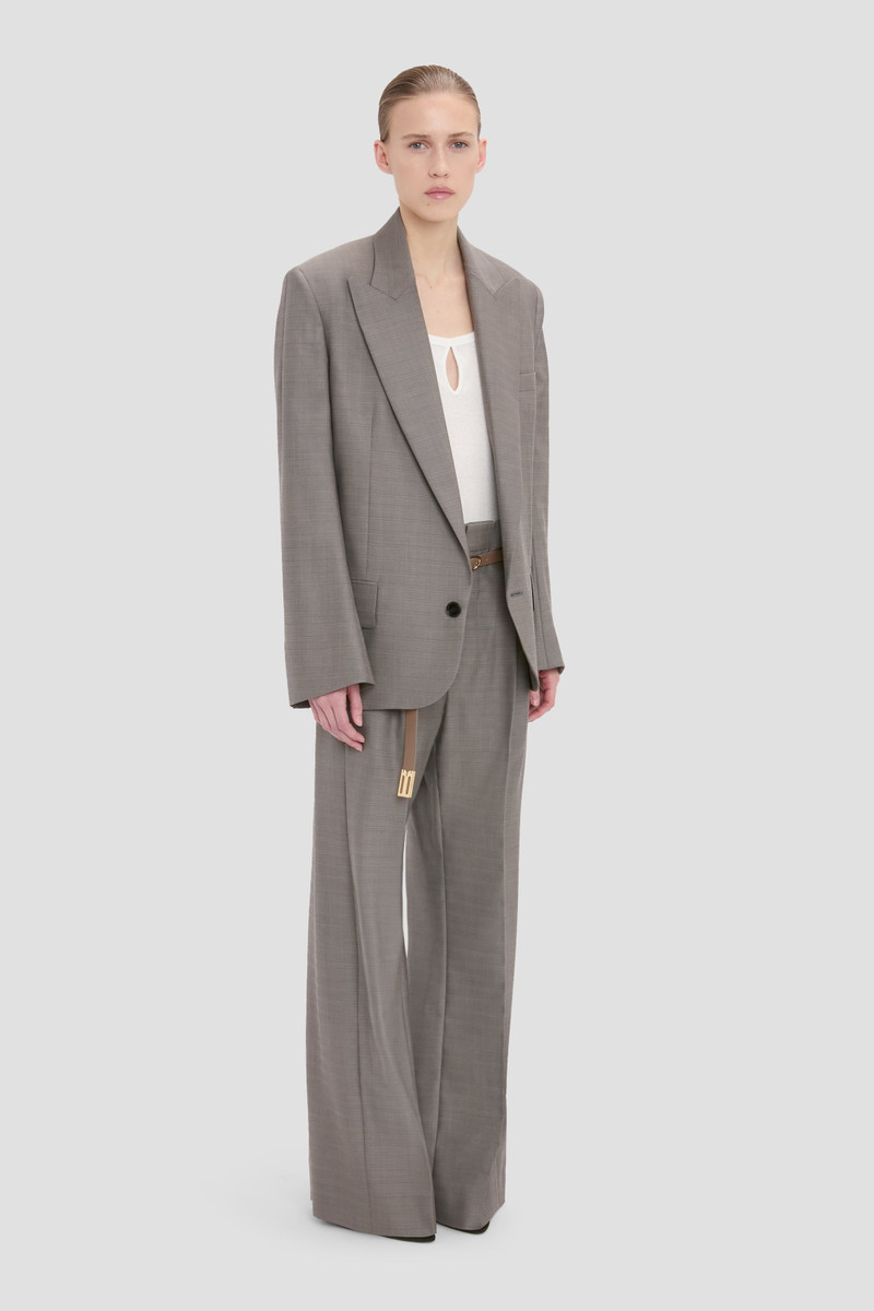 Sculptural Sleeve Jacket In Nickel 3