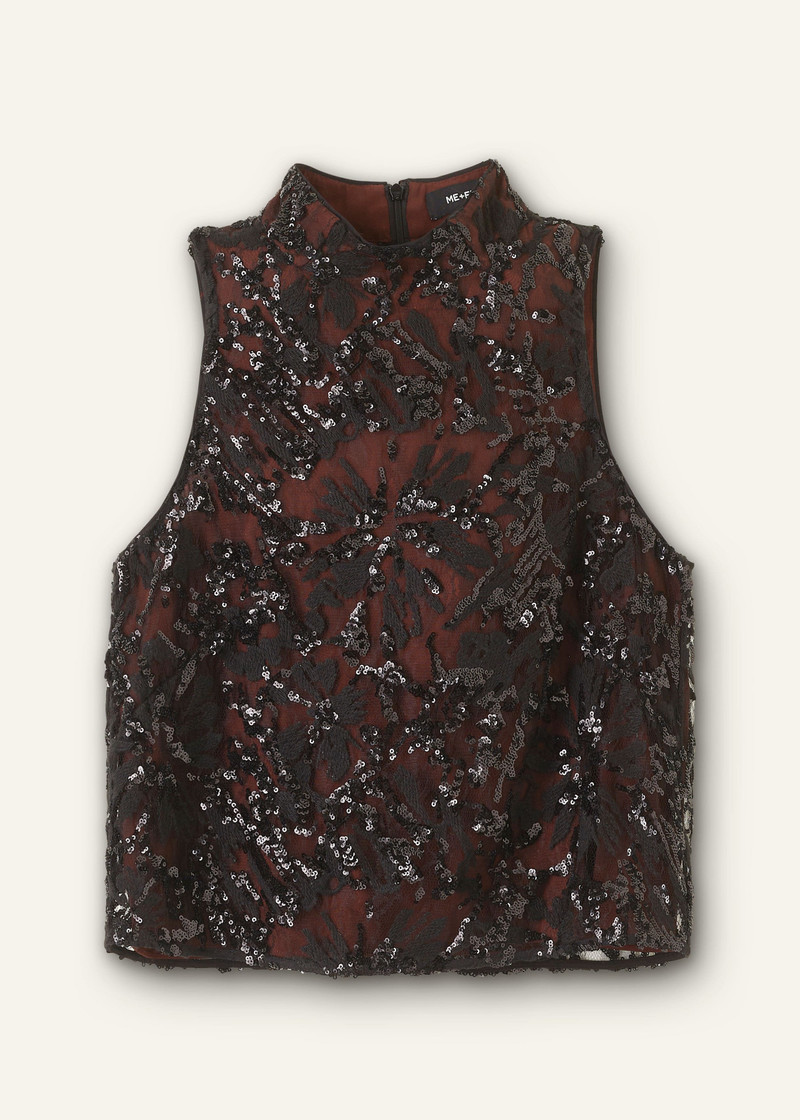 Sequin Shell Top 8