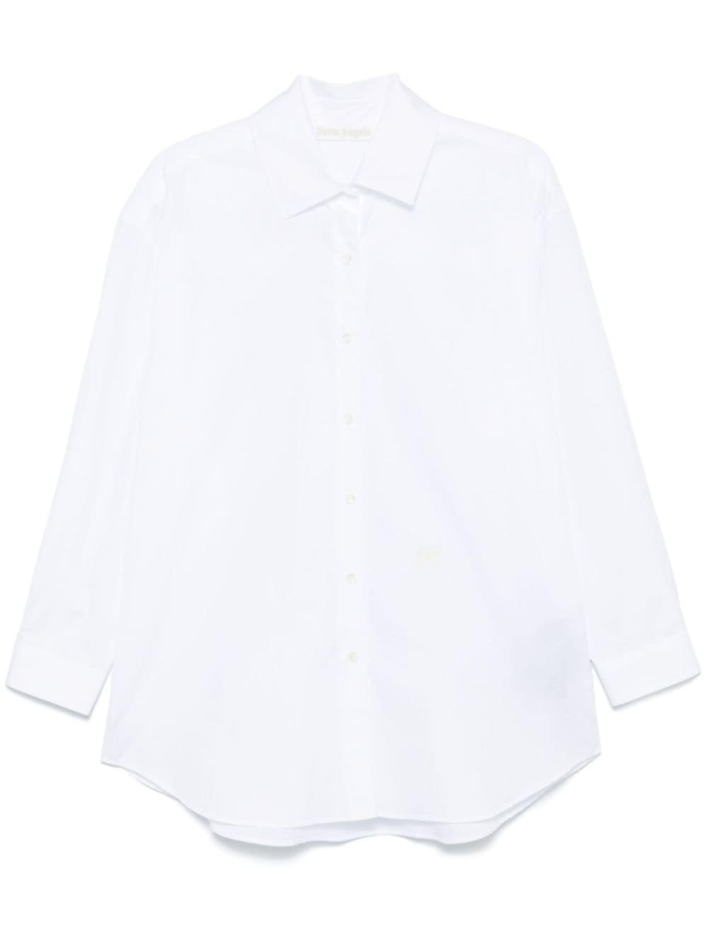 monogram-embroidered shirt - 1