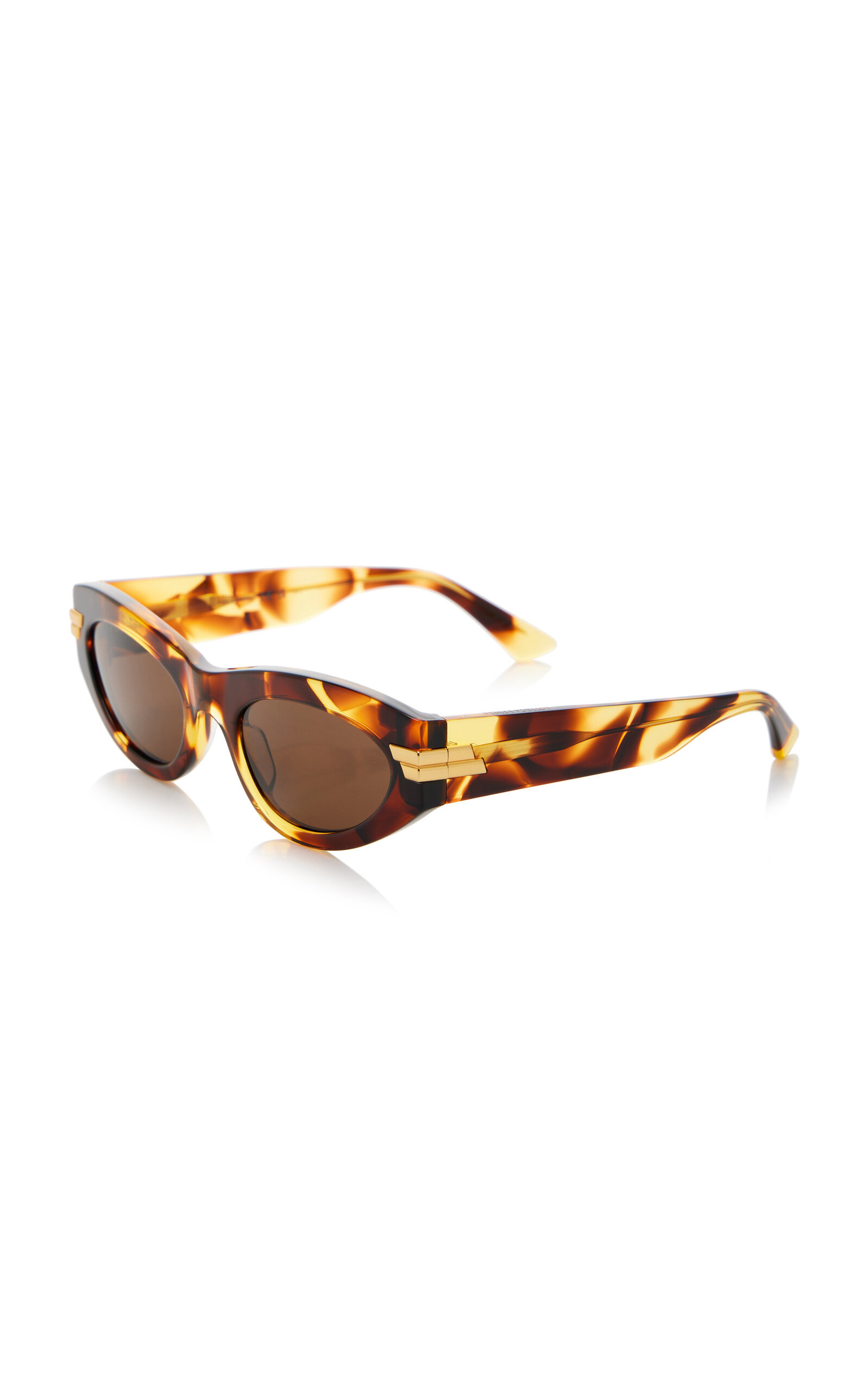 Cat-Eye Acetate Sunglasses brown - 3