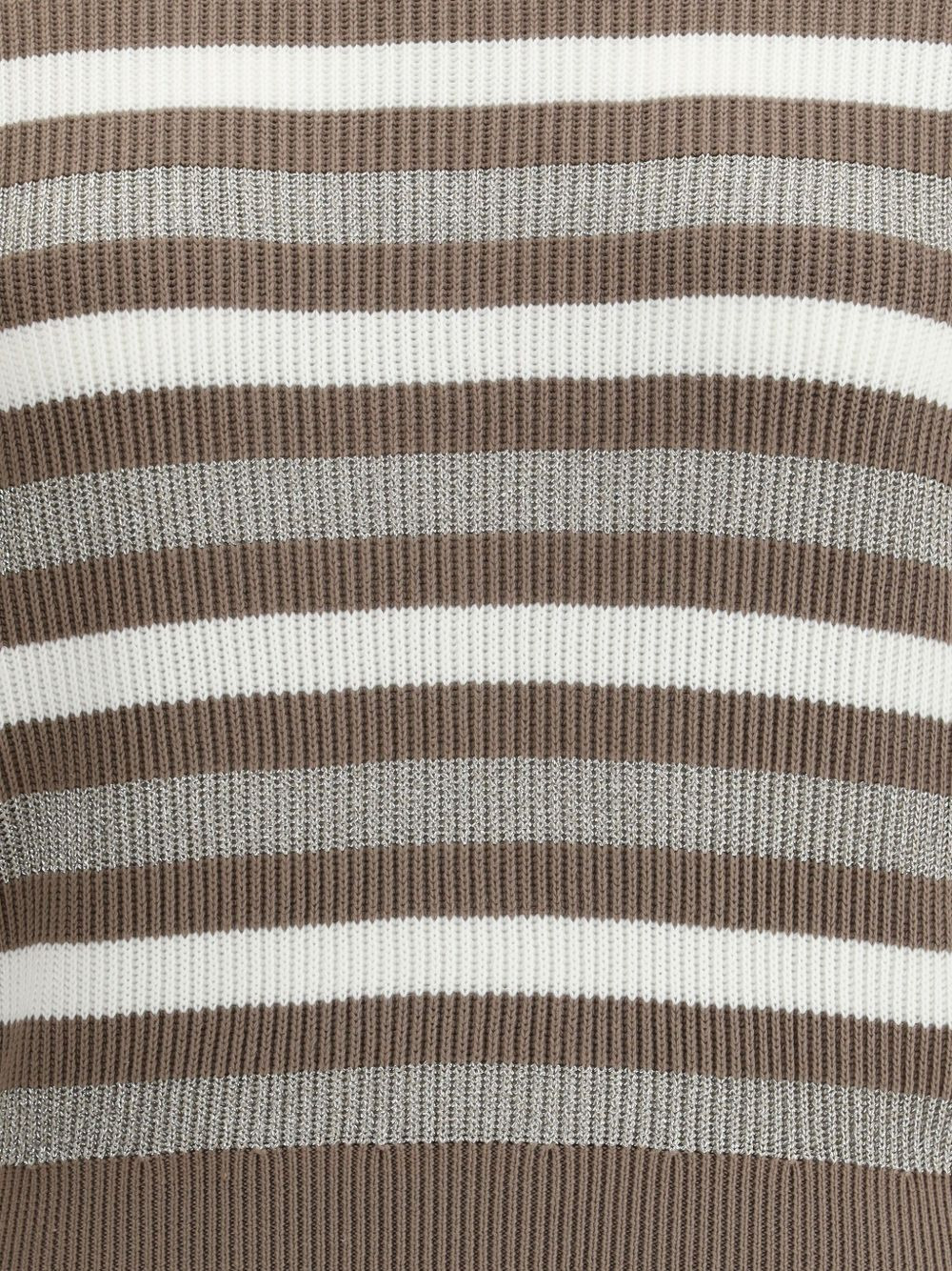 striped ribbed sweater - 4