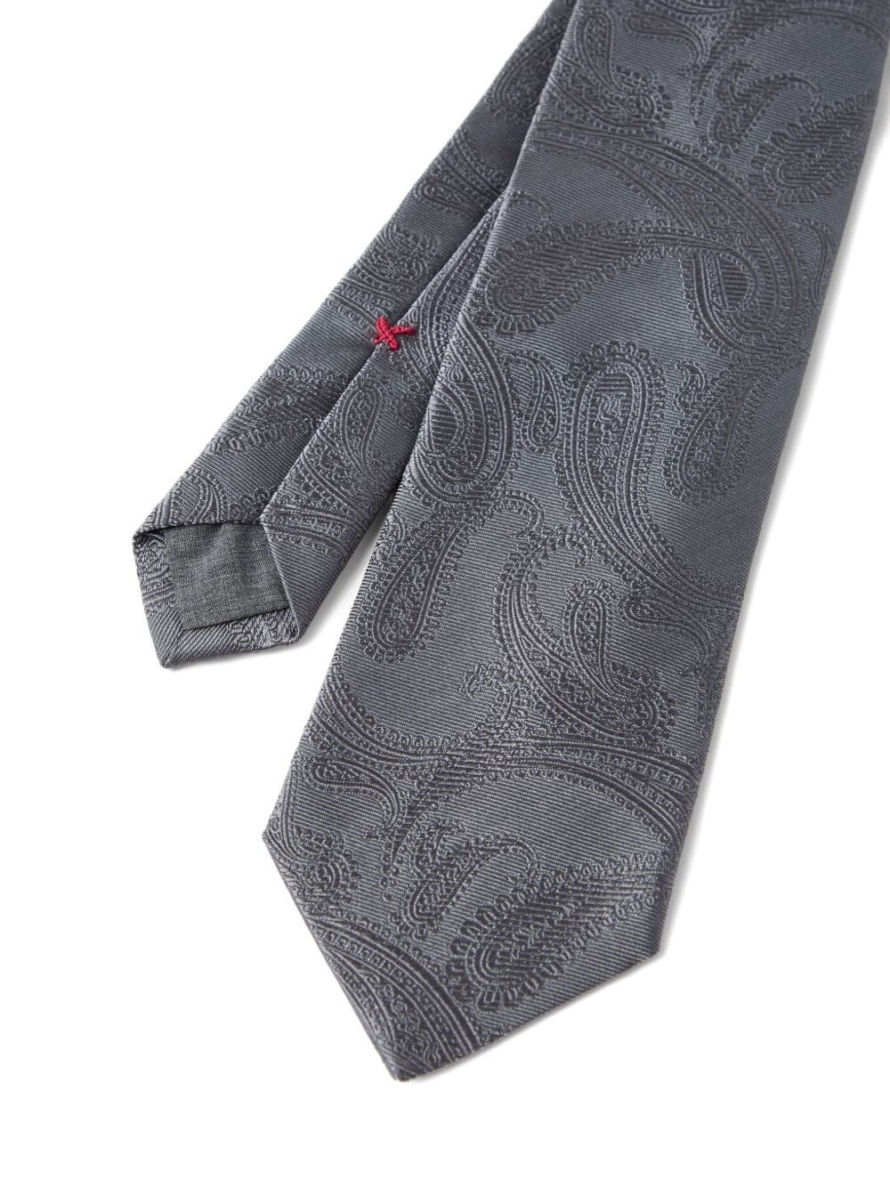 paisley-jacquard tie - 2