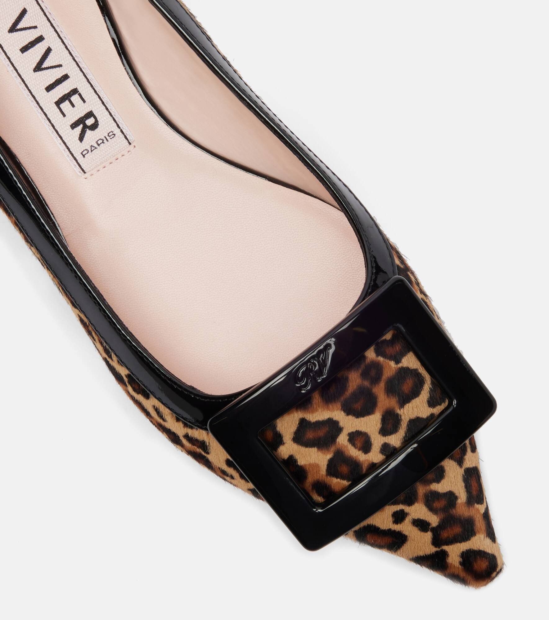 Gommette Ball calf hair ballet flats - 5