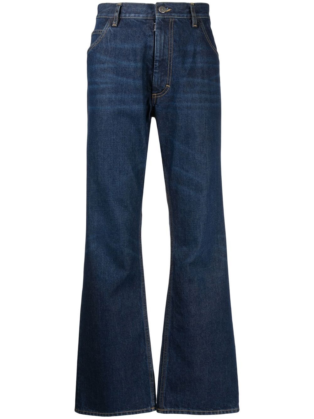 mid-rise bootcut jeans - 1