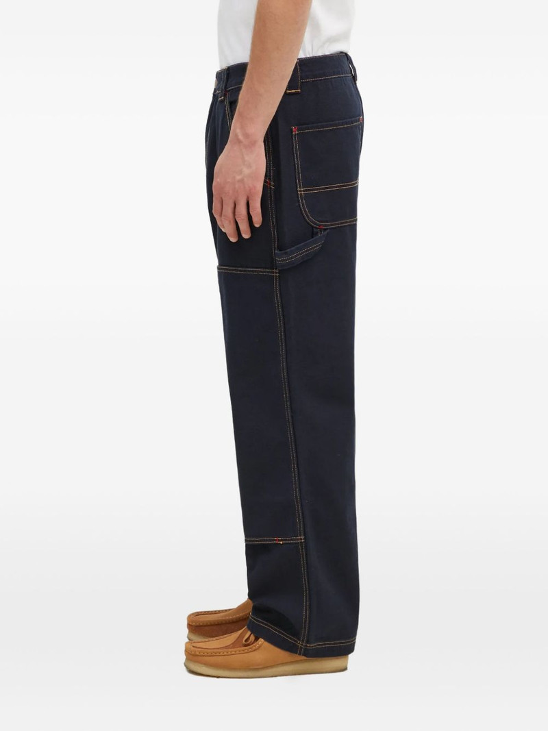 contrast-stitch carpenter jeans 4